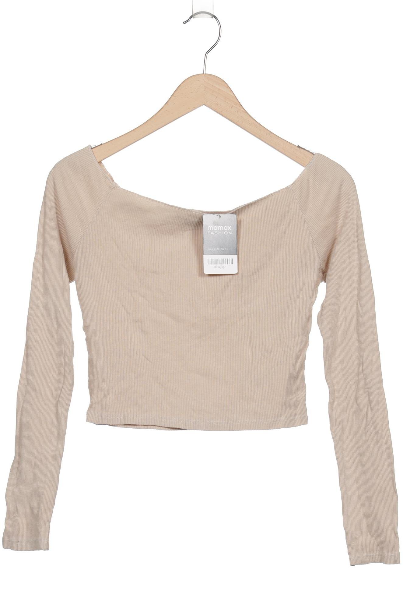 

Brandy Melville Damen Langarmshirt, beige, Gr. 32
