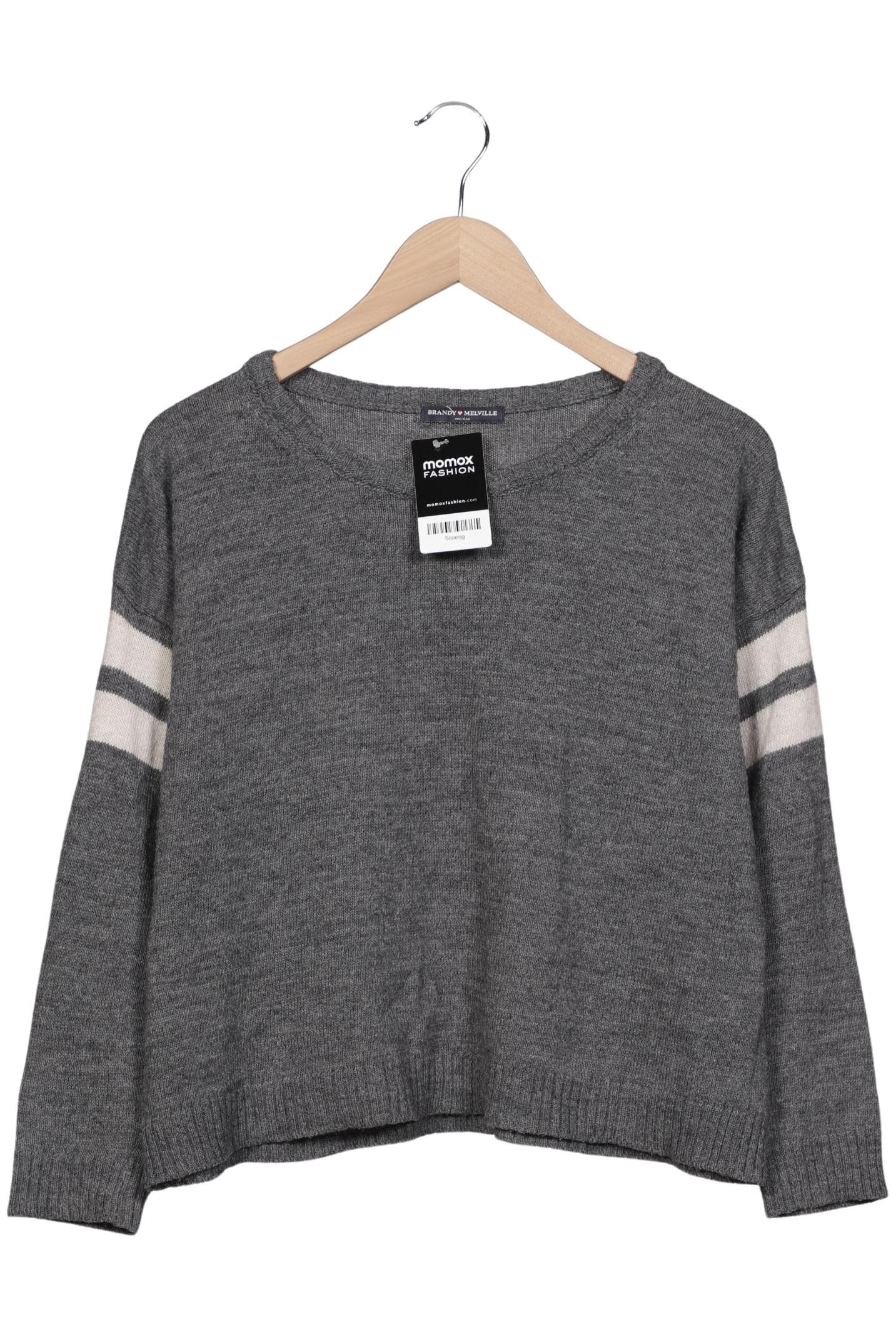 

Brandy Melville Damen Pullover, grau, Gr. uni