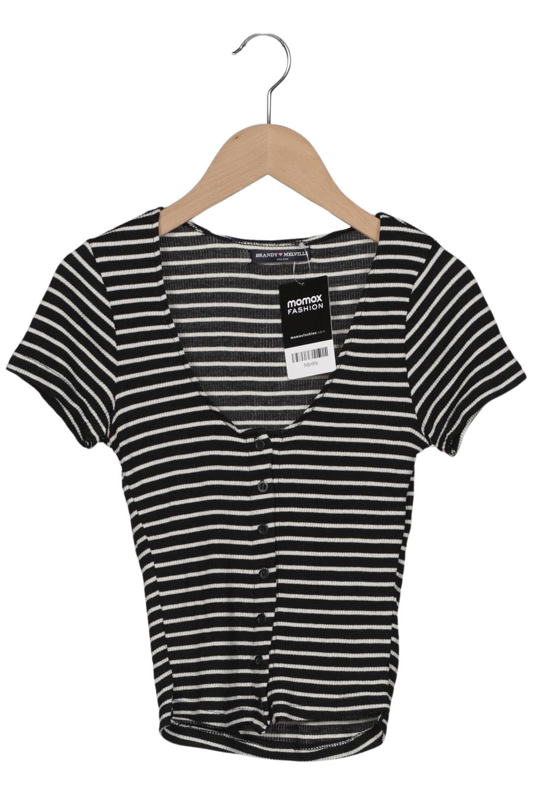 

Brandy Melville Damen Bluse, schwarz, Gr. uni
