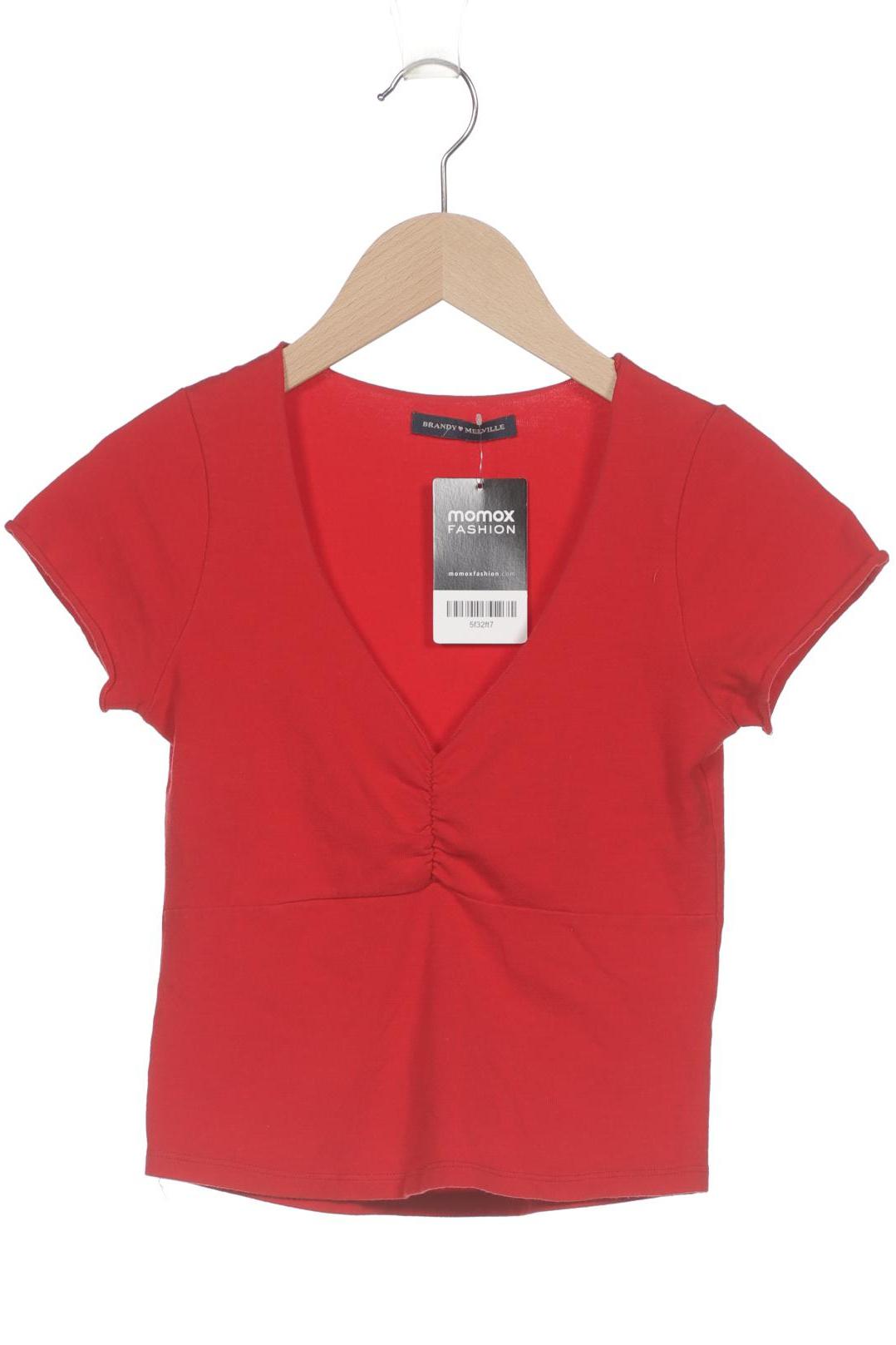 

Brandy Melville Damen T-Shirt, rot, Gr. 32