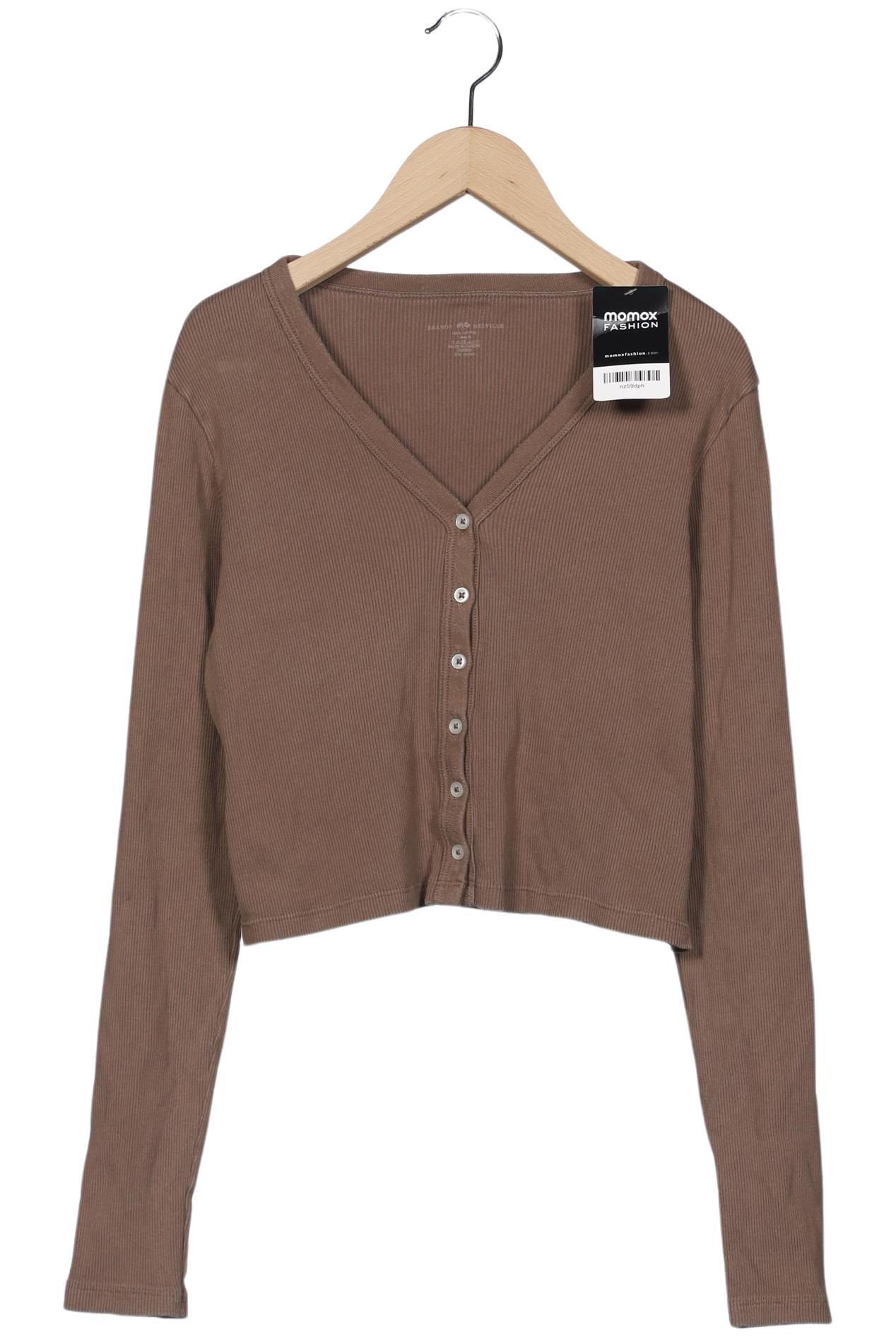 

Brandy Melville Damen Strickjacke, braun, Gr. 36