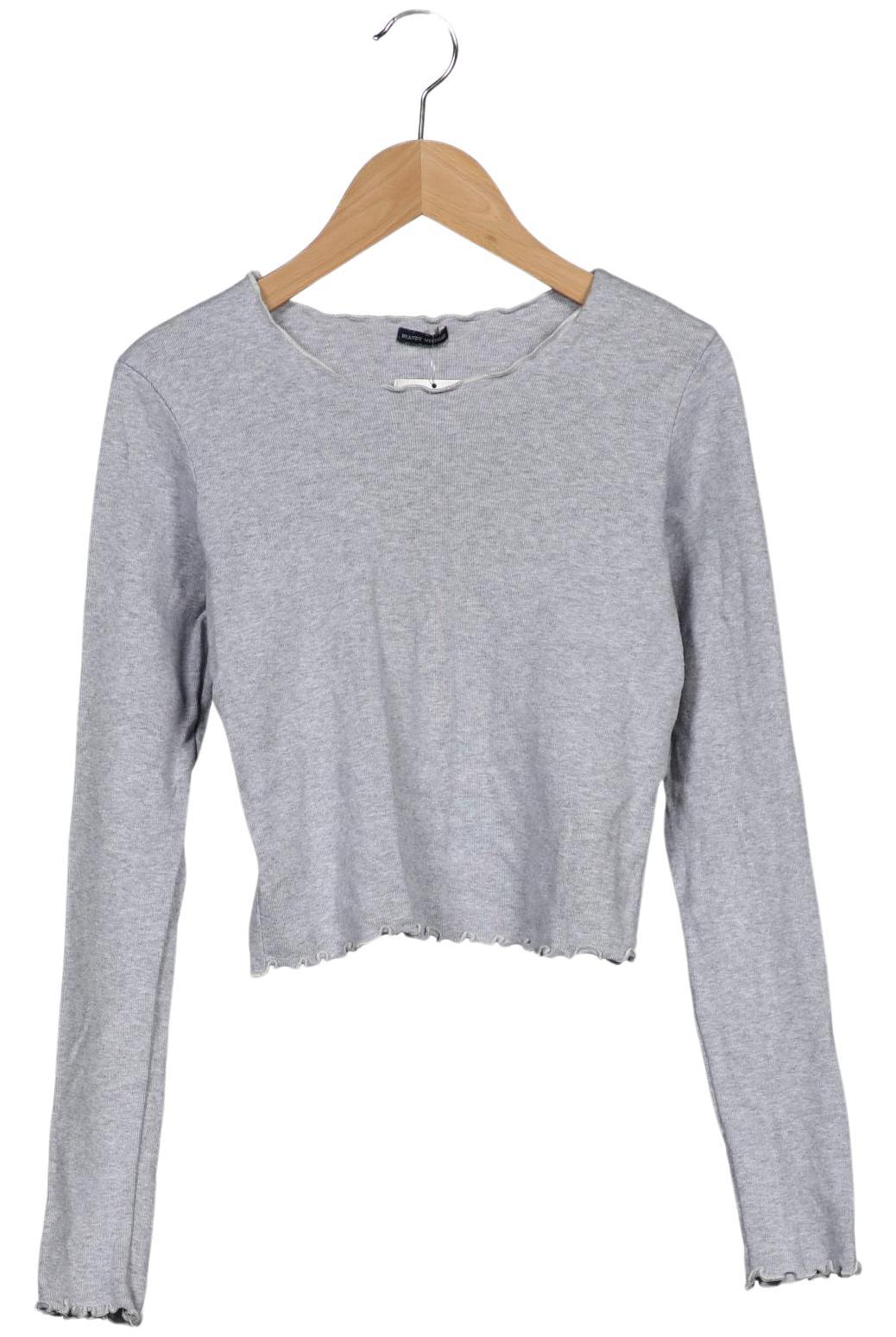 

Brandy Melville Damen Langarmshirt, grau, Gr. 36