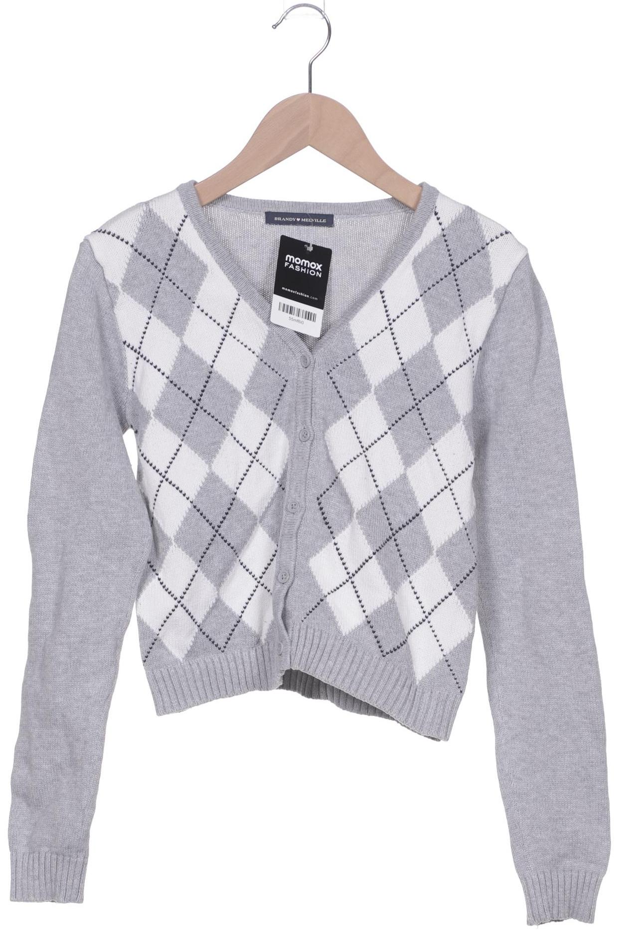

Brandy Melville Damen Strickjacke, grau, Gr. 34