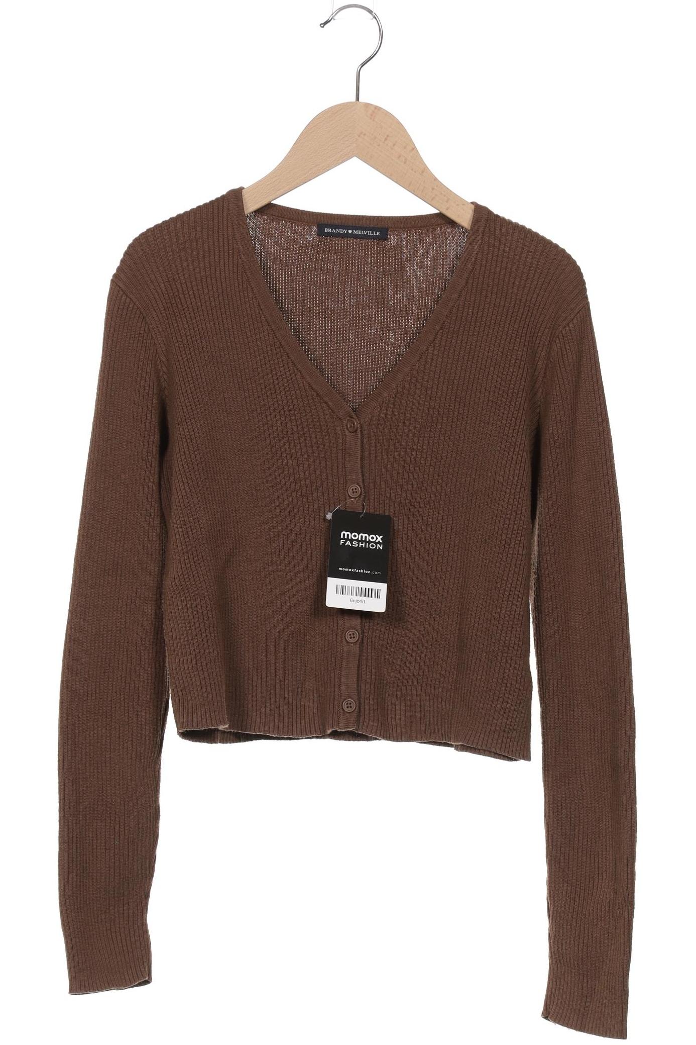 

Brandy Melville Damen Strickjacke, braun, Gr. 38