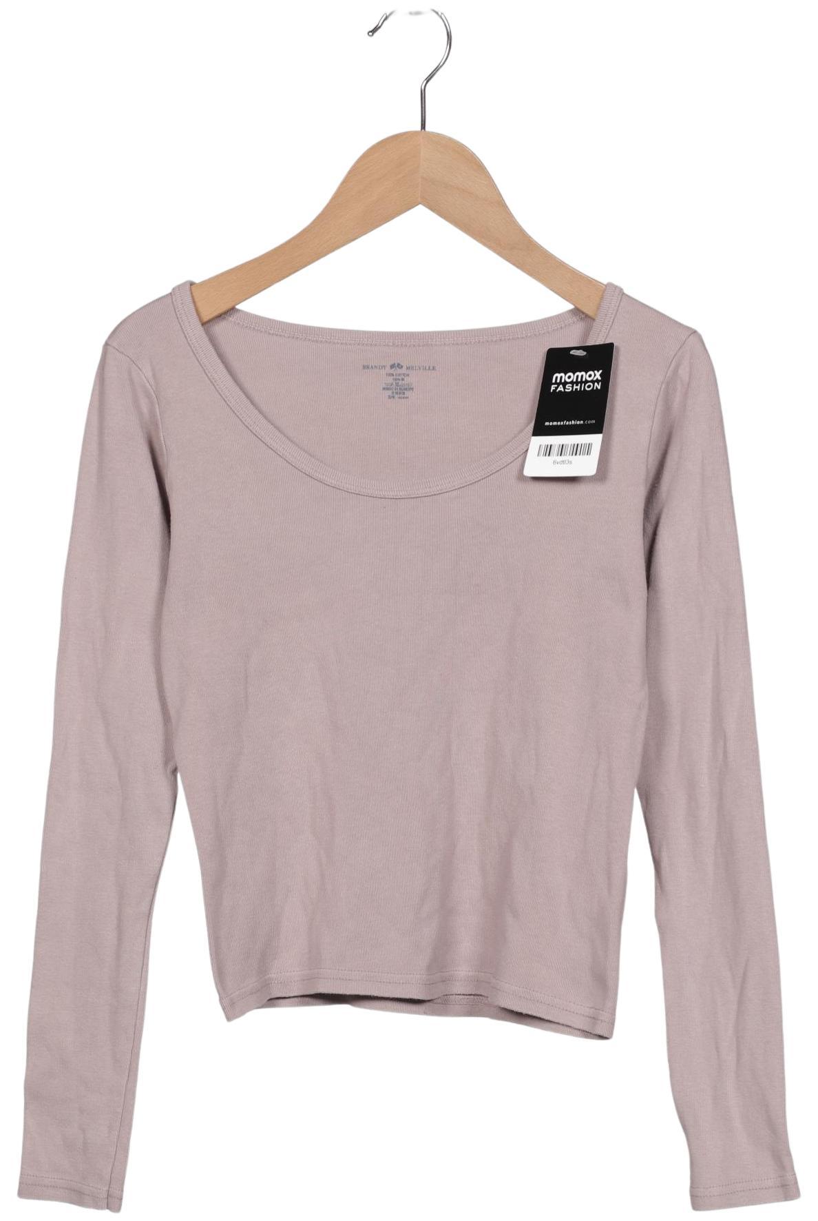 

Brandy Melville Damen Langarmshirt, flieder, Gr. 34