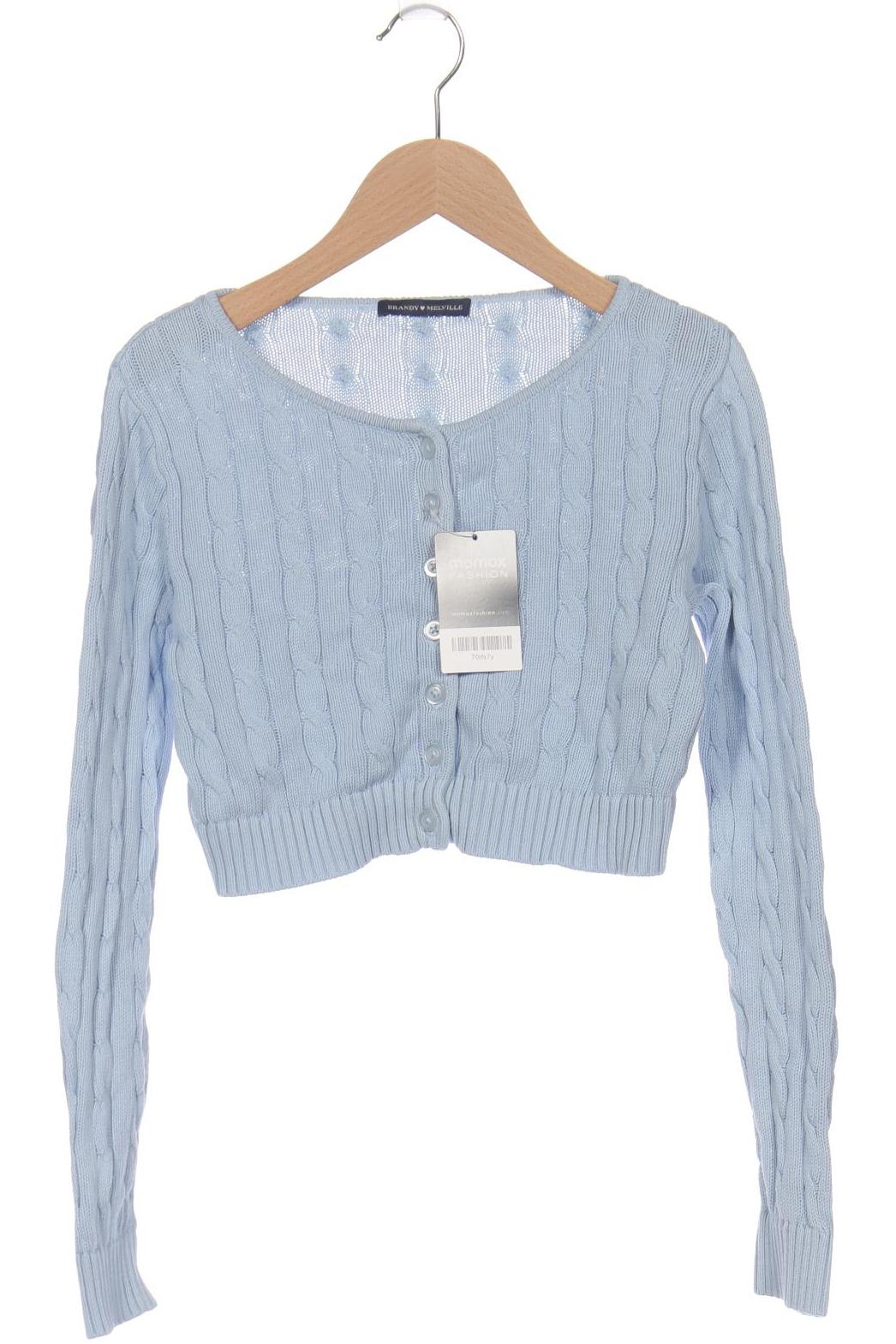 

Brandy Melville Damen Strickjacke, hellblau, Gr. 36