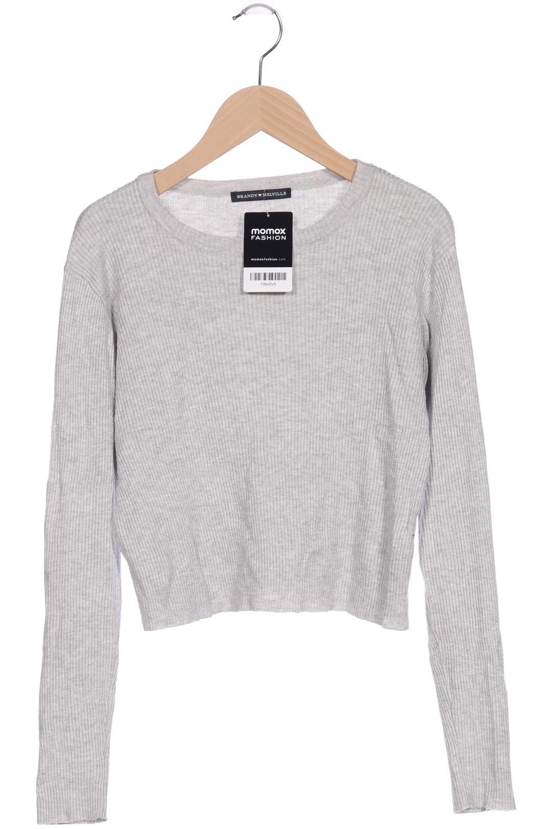 

Brandy Melville Damen Langarmshirt, grau, Gr. 42