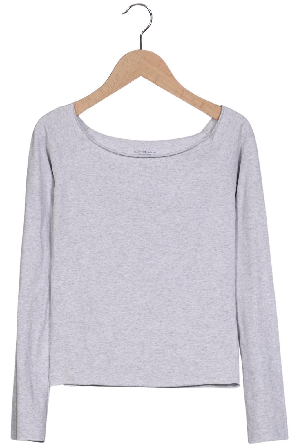 

Brandy Melville Damen Langarmshirt, grau, Gr. 34