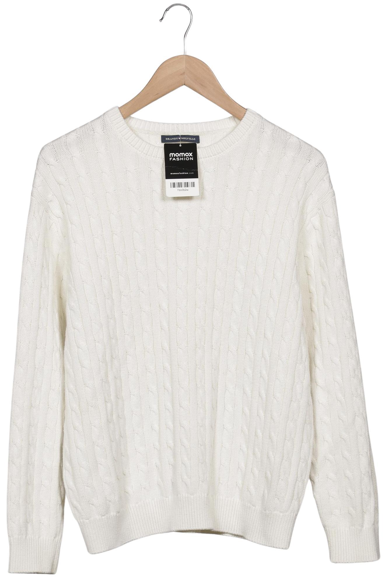 

Brandy Melville Damen Pullover, cremeweiß, Gr. 42