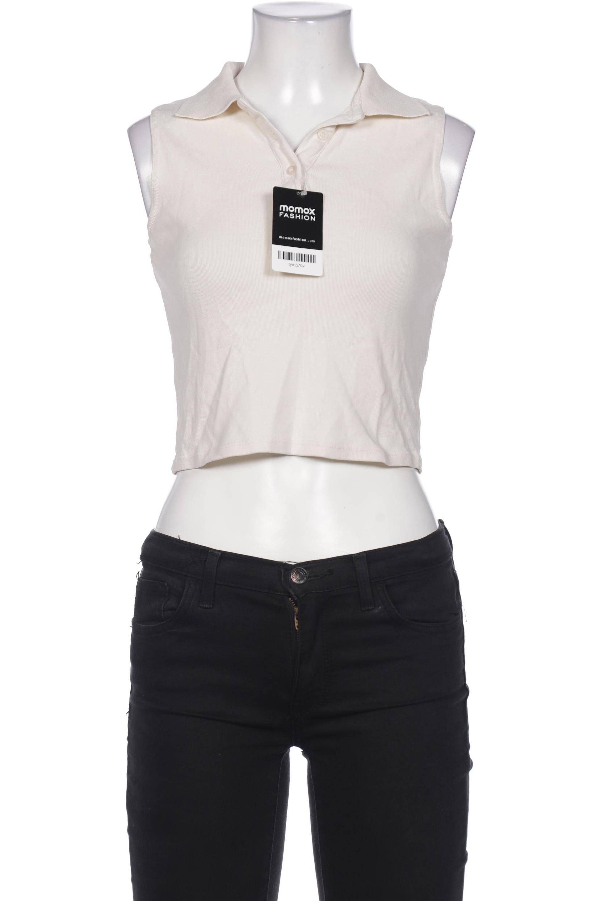 

Brandy Melville Damen Poloshirt, cremeweiß, Gr. 34