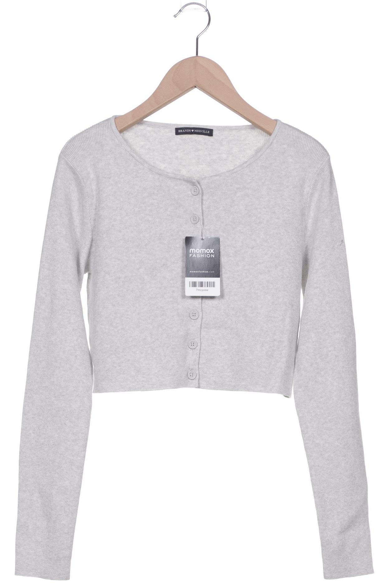 

Brandy Melville Damen Strickjacke, grau, Gr. 34