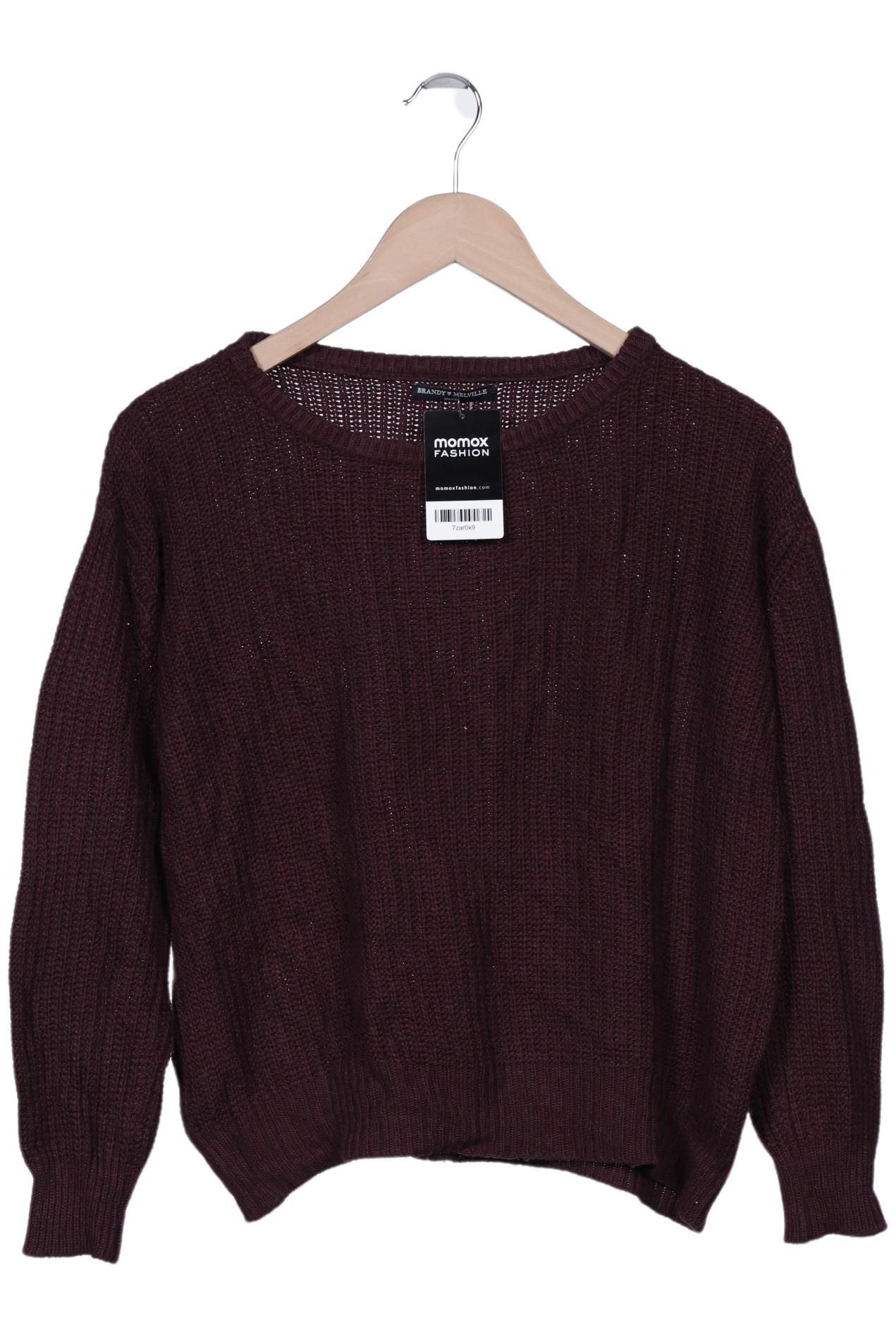 

Brandy Melville Damen Pullover, bordeaux, Gr. uni