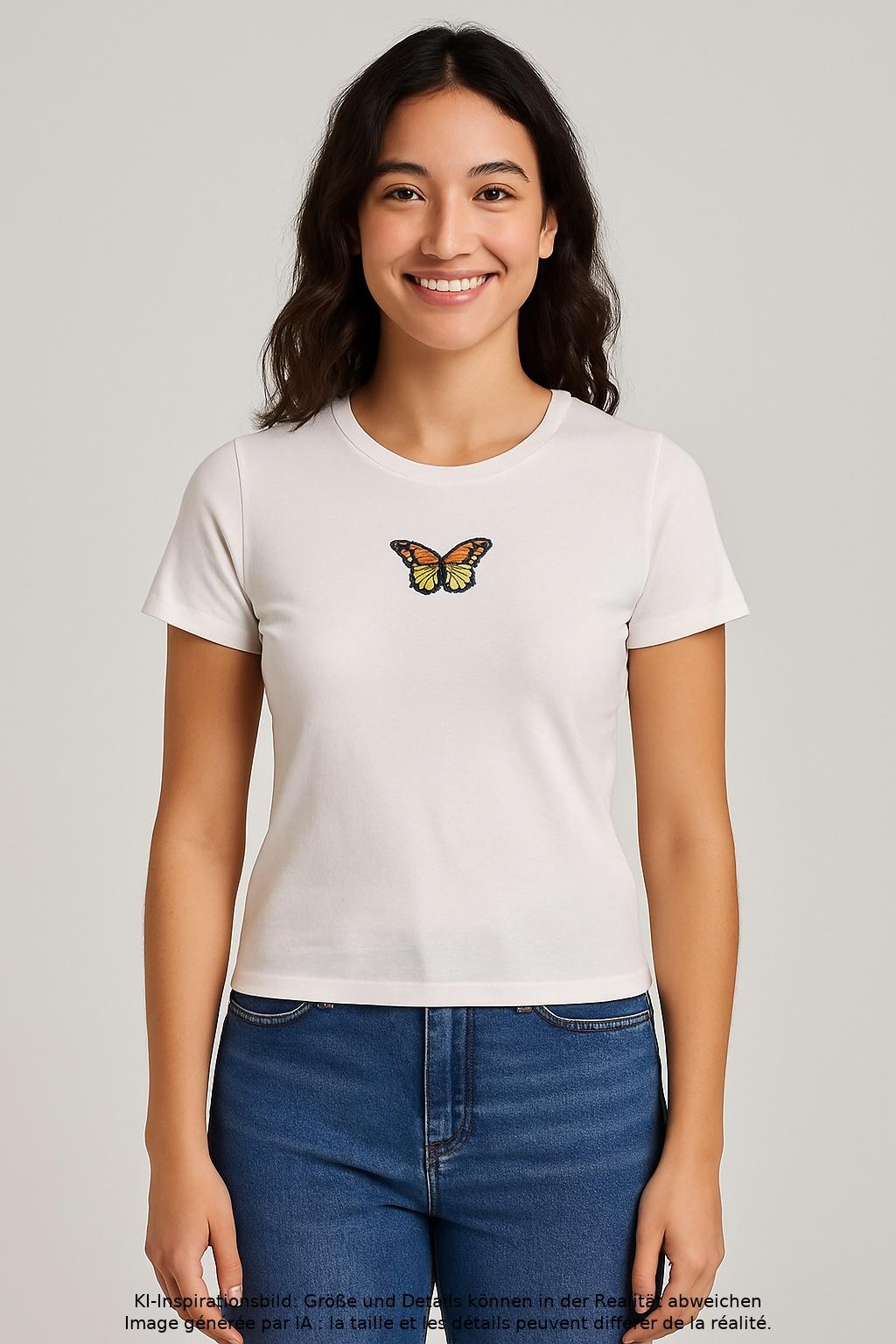 

Brandy Melville Damen T-Shirt, weiß, Gr. 32