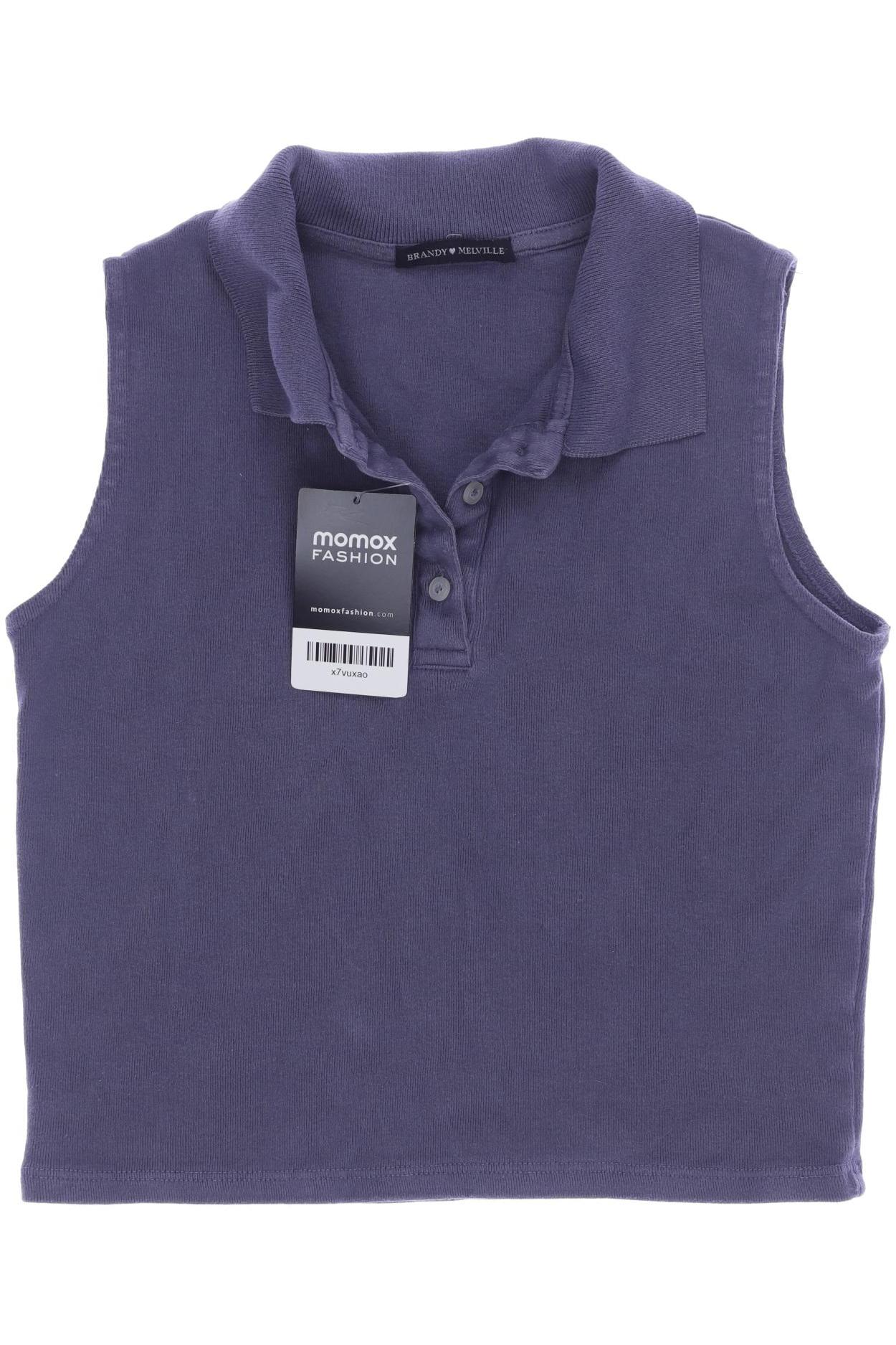 

Brandy Melville Damen Poloshirt, blau, Gr. 36