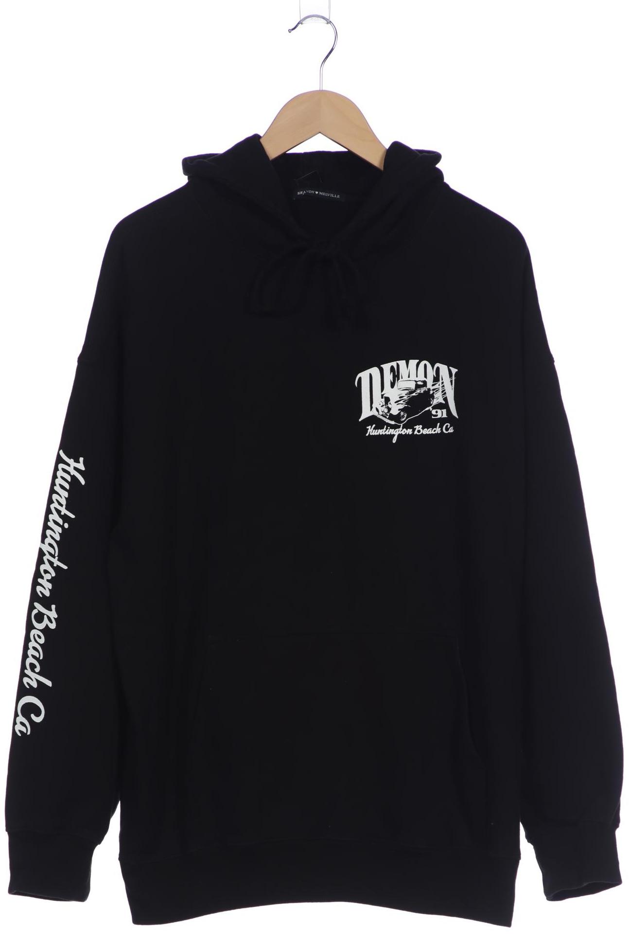 

Brandy Melville Damen Kapuzenpullover, schwarz, Gr. 46