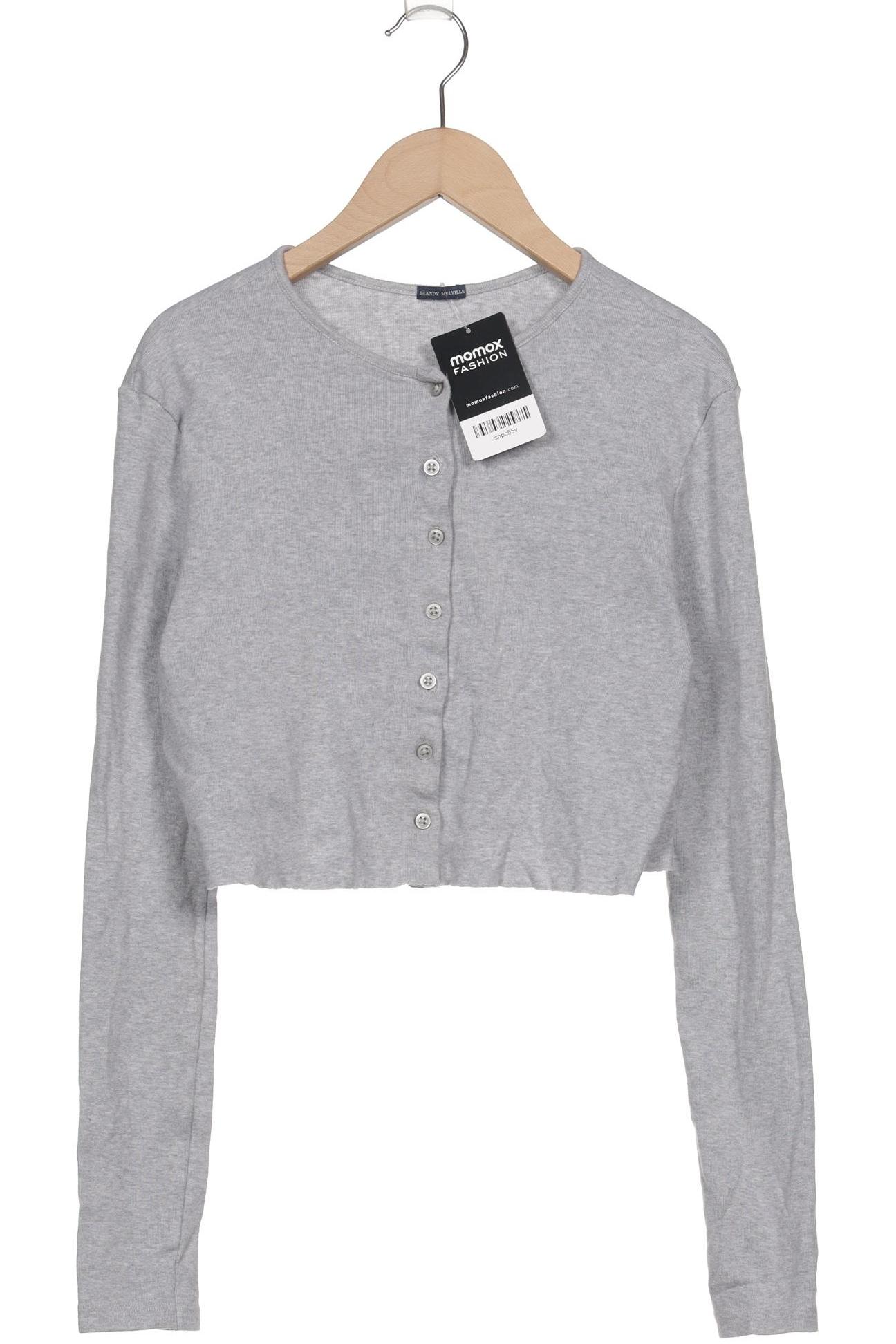 

Brandy Melville Damen Strickjacke, grau, Gr. 10