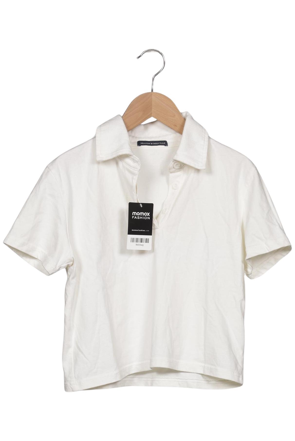 

Brandy Melville Damen Poloshirt, weiß, Gr. 36