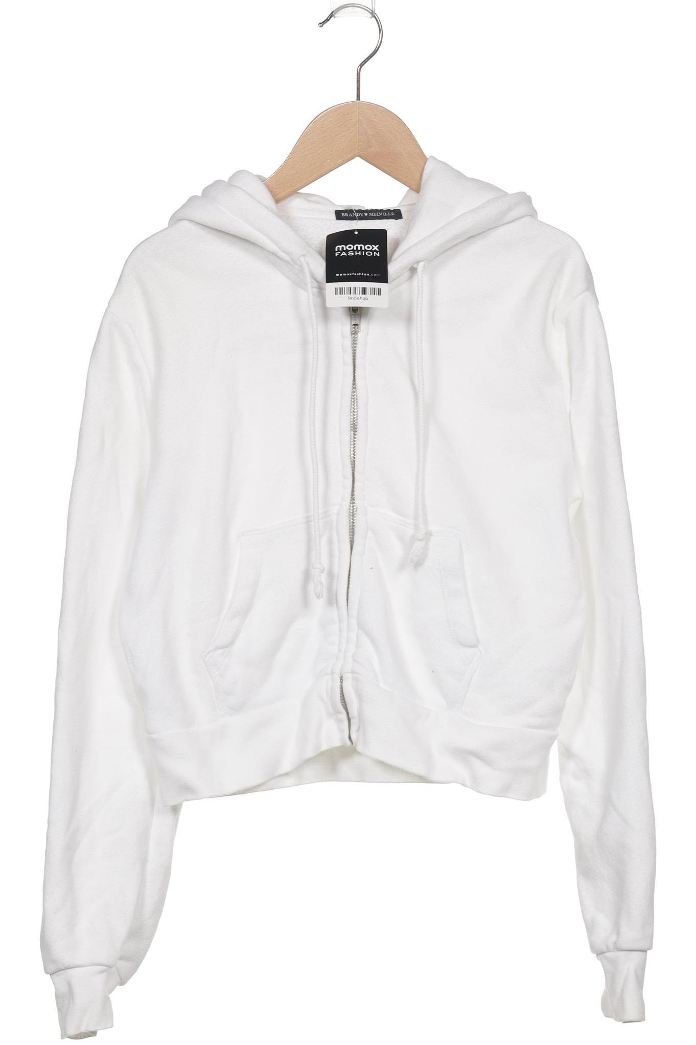 

Brandy Melville Damen Kapuzenpullover, weiß, Gr. 36