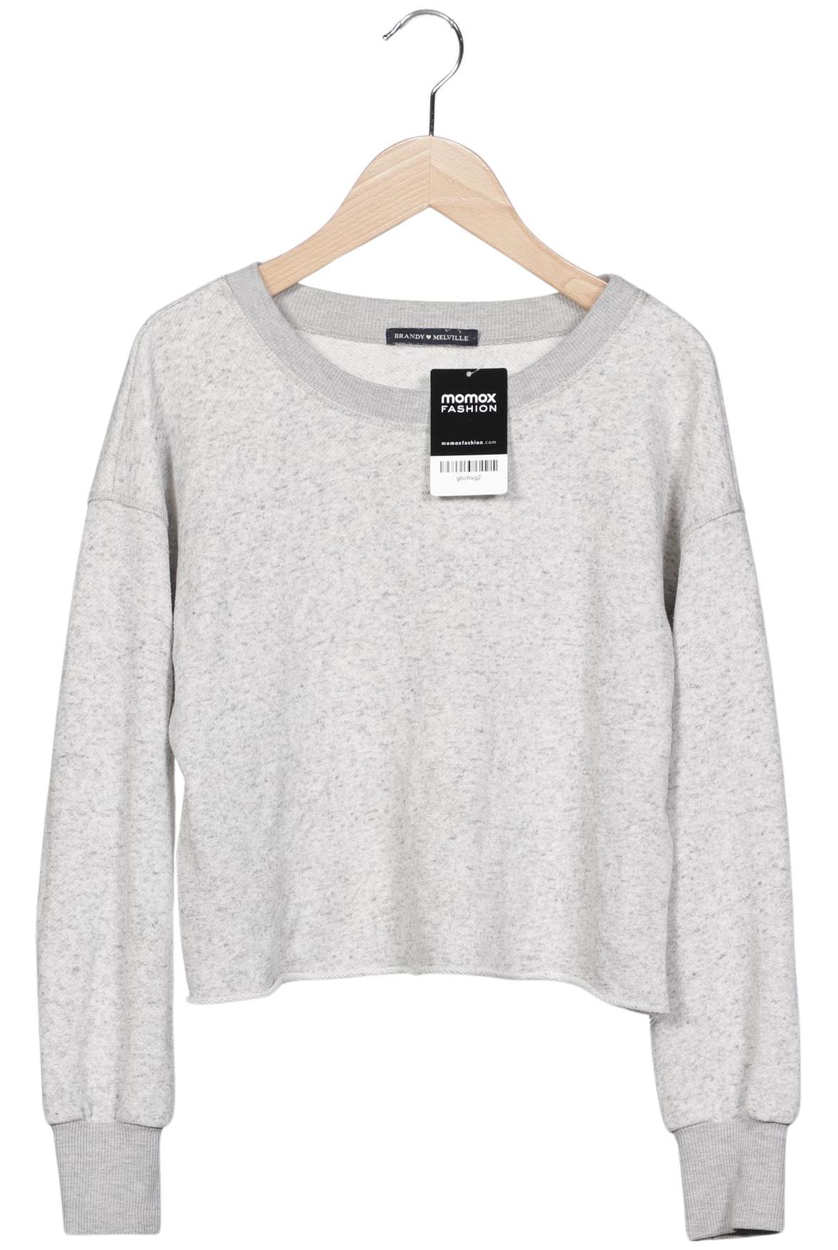 

Brandy Melville Damen Langarmshirt, grau, Gr. 38