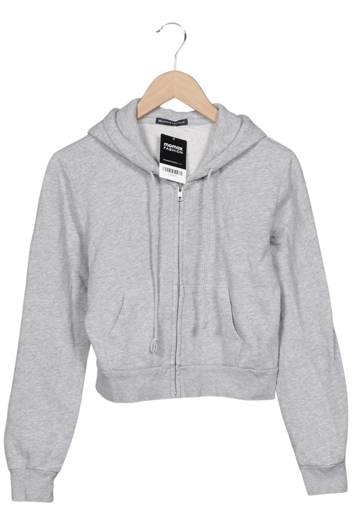 

Brandy Melville Damen Kapuzenpullover, grau, Gr. 38