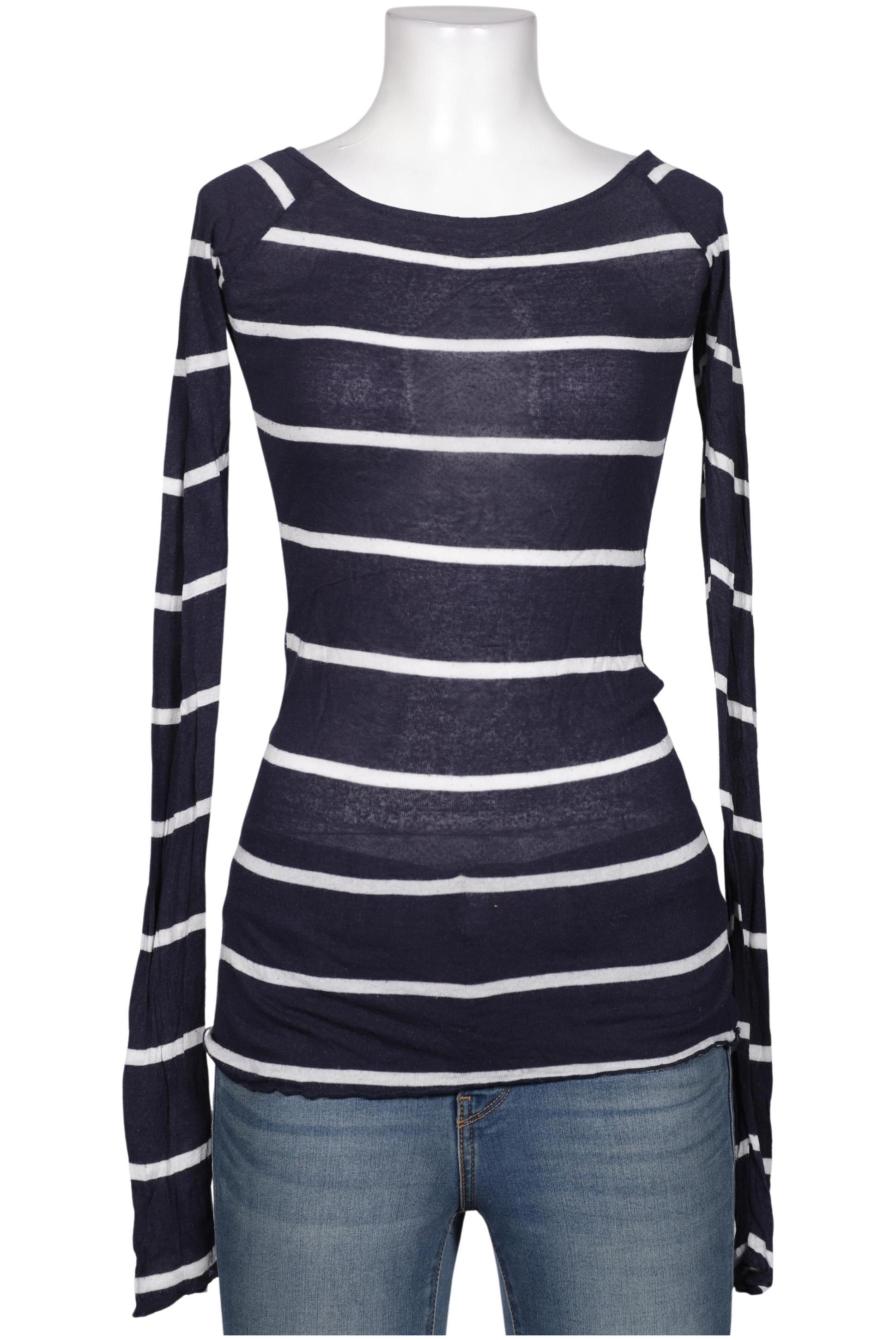 

Brandy Melville Damen Langarmshirt, marineblau, Gr. 36