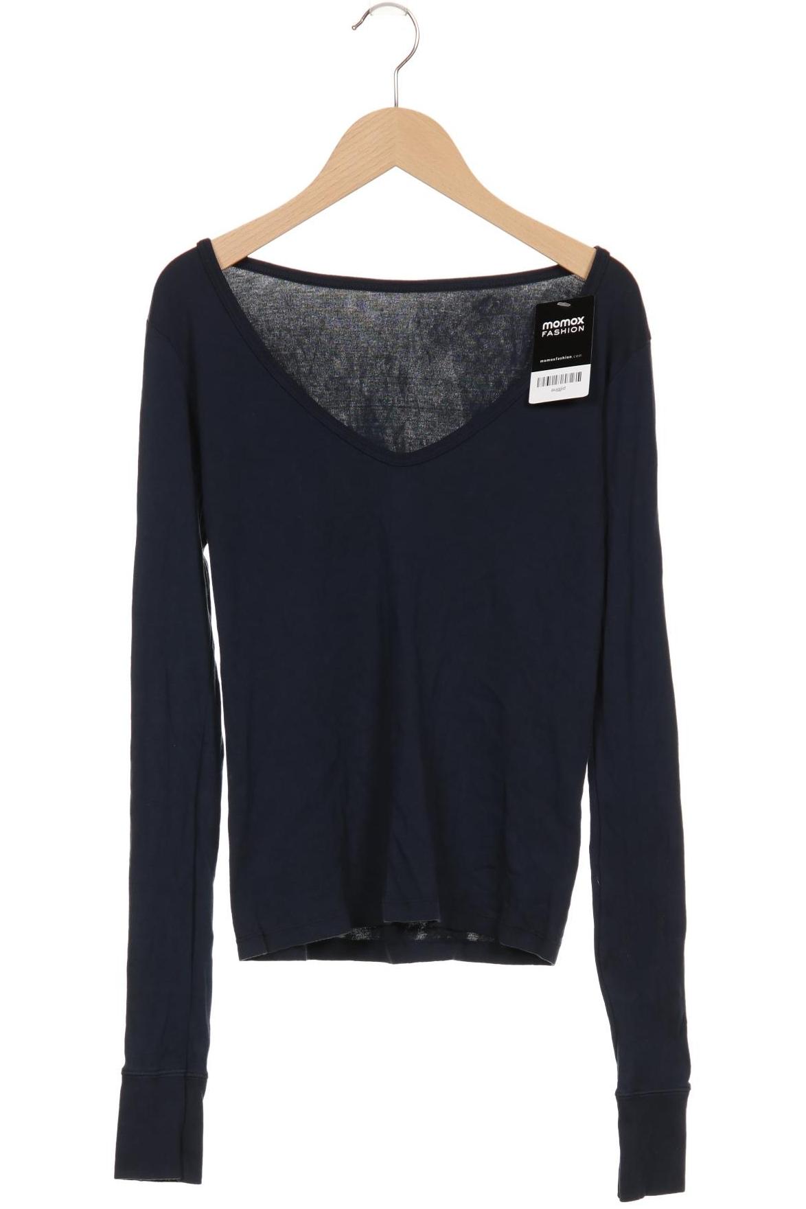 

Brandy Melville Damen Langarmshirt, marineblau, Gr. 36