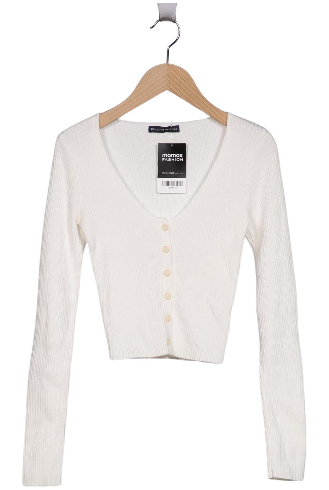 

Brandy Melville Damen Strickjacke, cremeweiß, Gr. 30