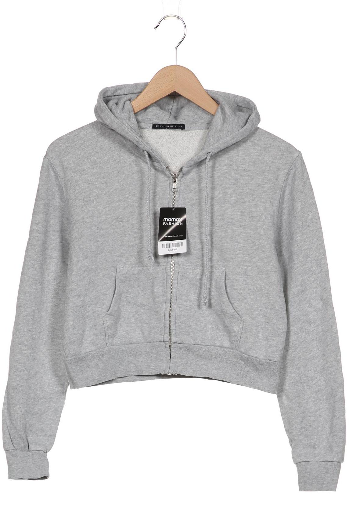 

Brandy Melville Damen Kapuzenpullover, grau, Gr. 36