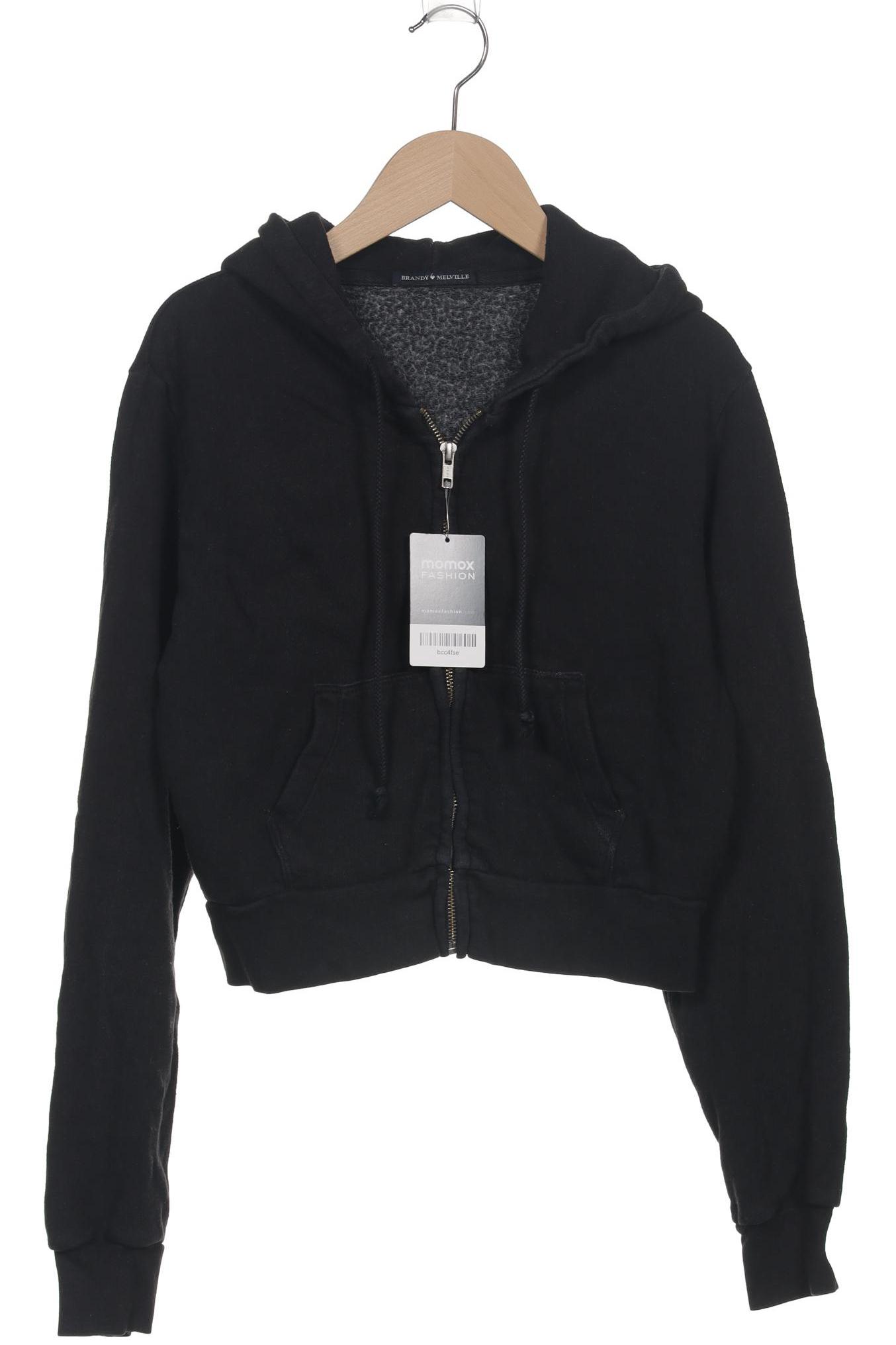 

Brandy Melville Damen Kapuzenpullover, schwarz, Gr. 36