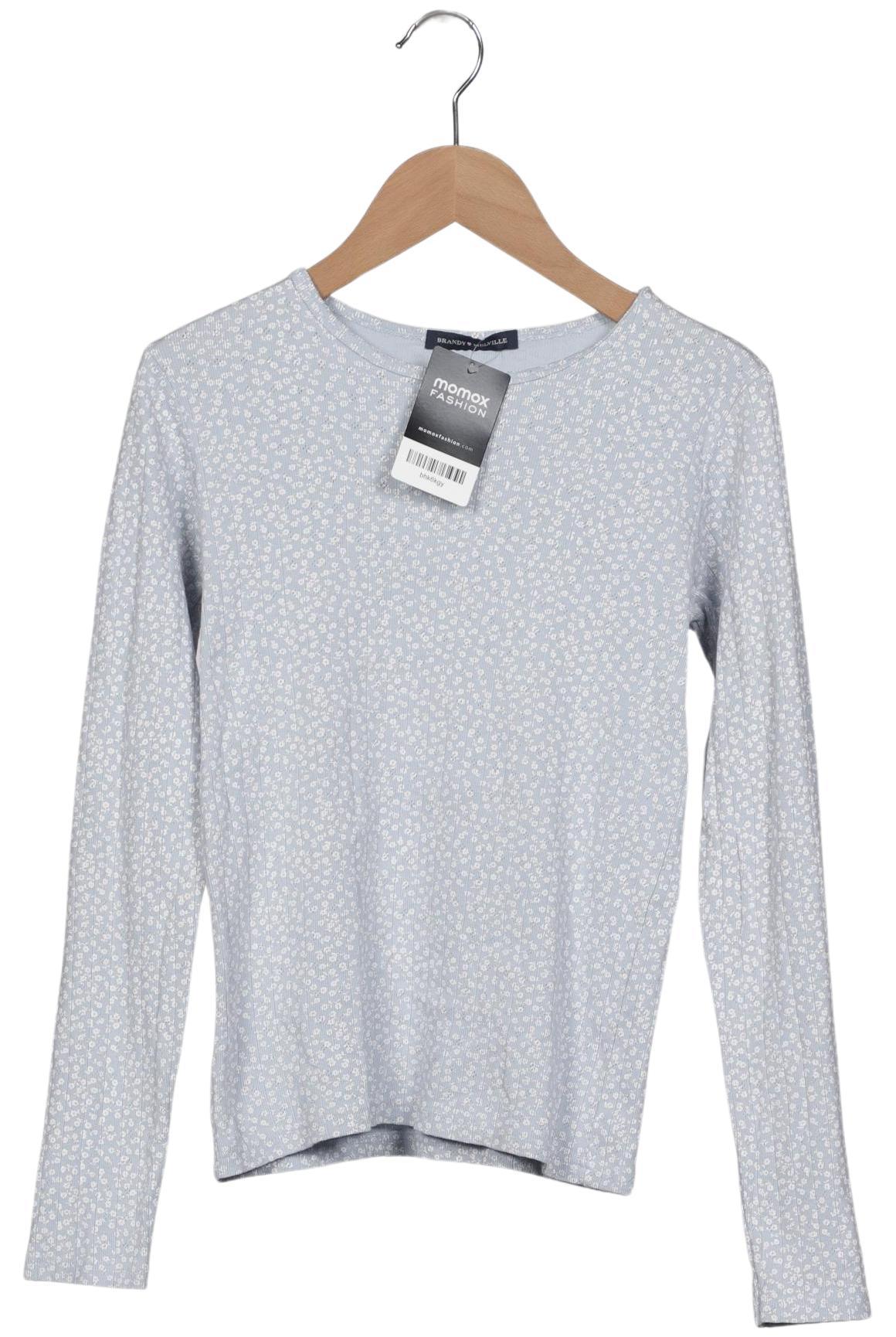 

Brandy Melville Damen Langarmshirt, hellblau, Gr. 2
