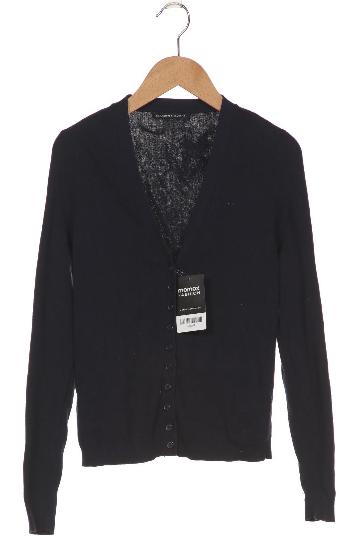 

Brandy Melville Damen Strickjacke, marineblau, Gr. 32