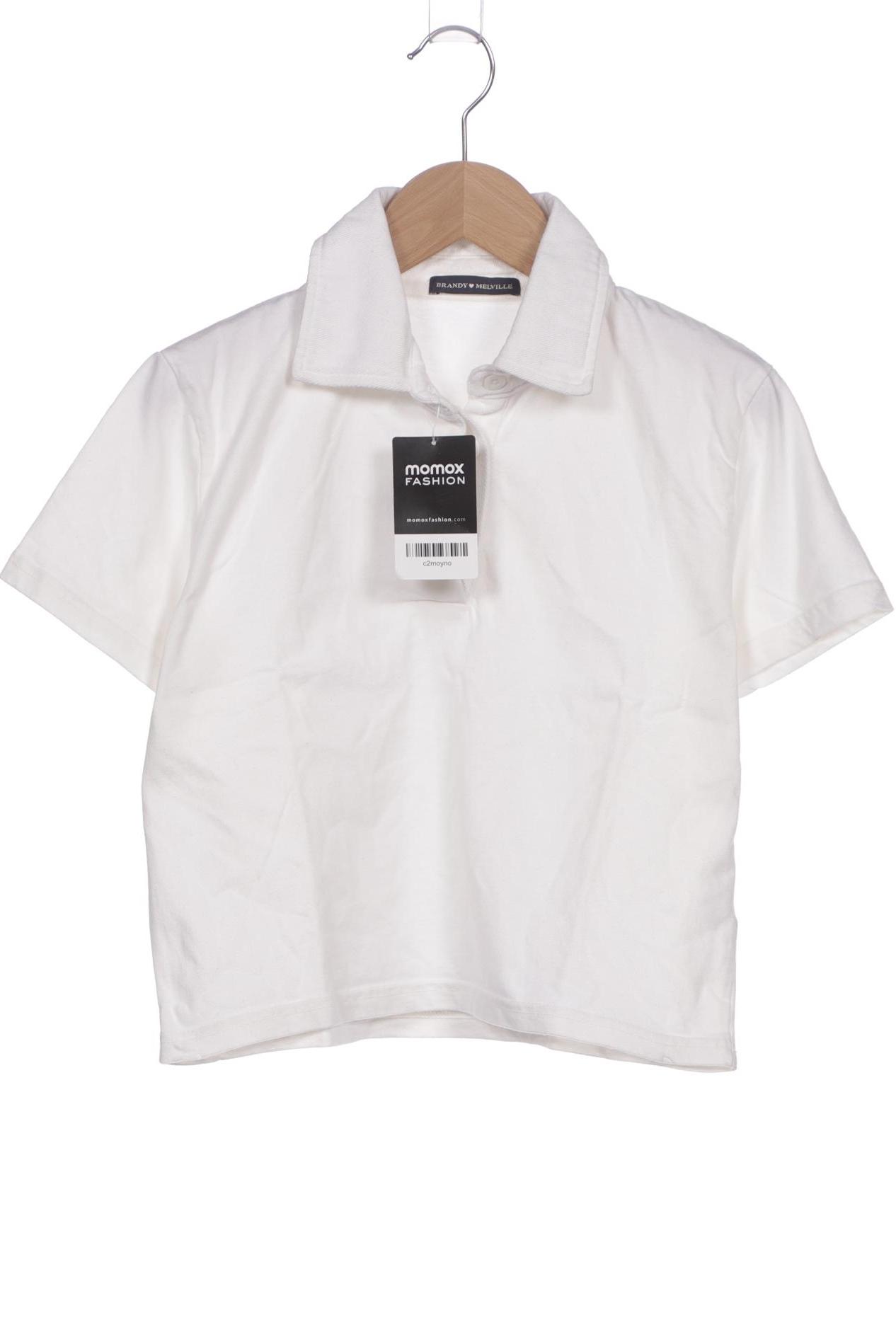 

Brandy Melville Damen Poloshirt, weiß, Gr. 34