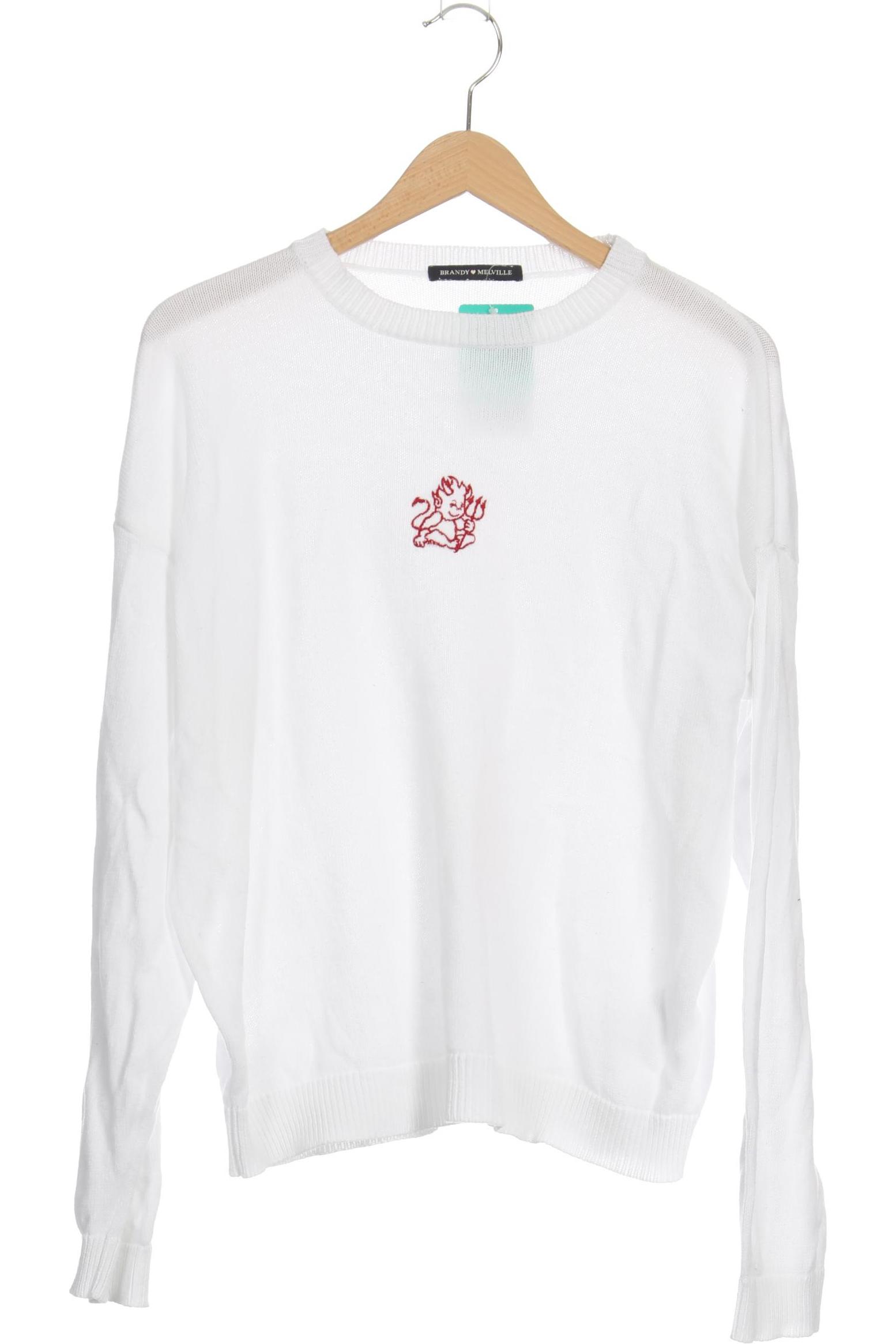 

Brandy Melville Damen Sweatshirt, weiß, Gr. 46
