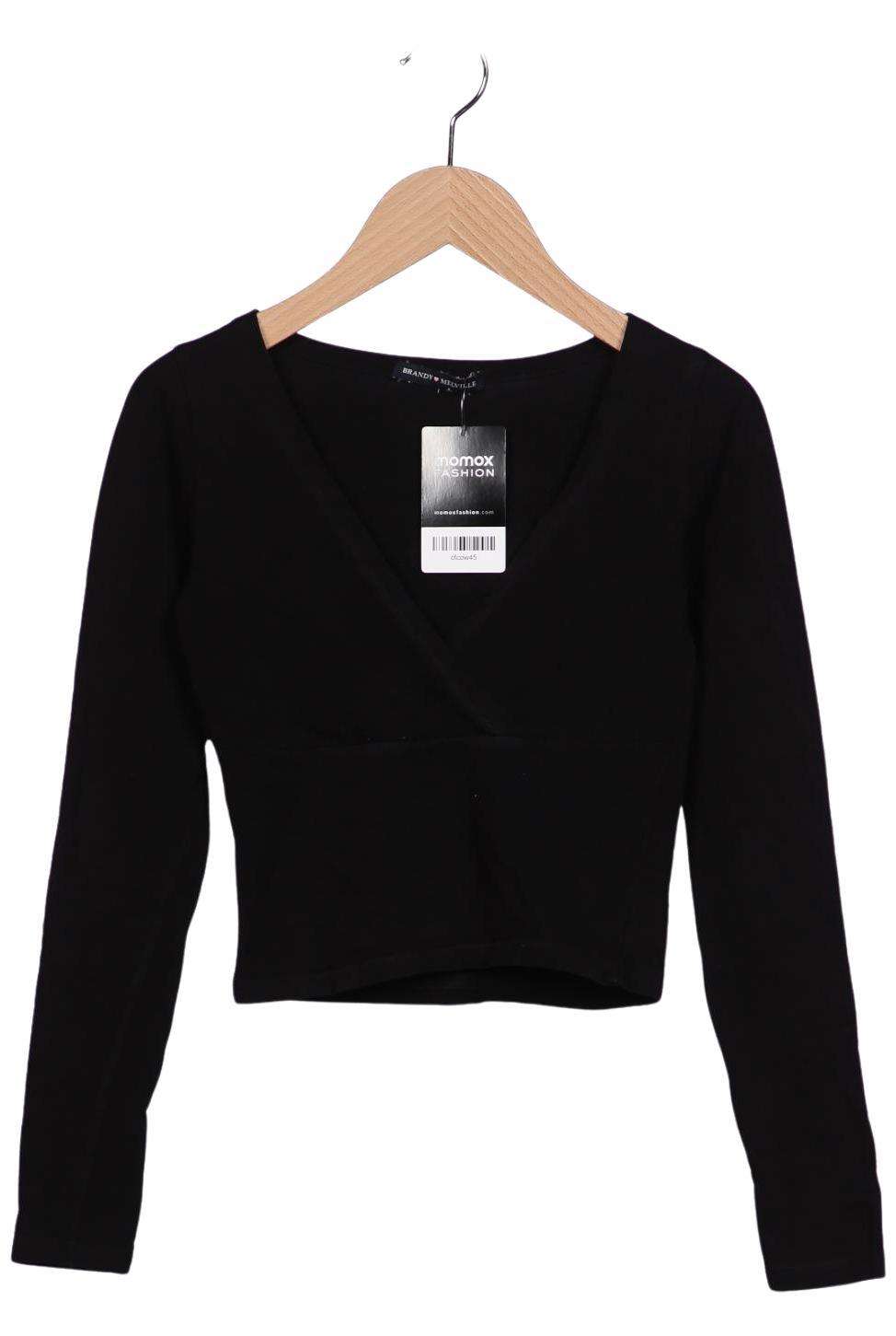 

Brandy Melville Damen Langarmshirt, schwarz, Gr. 40