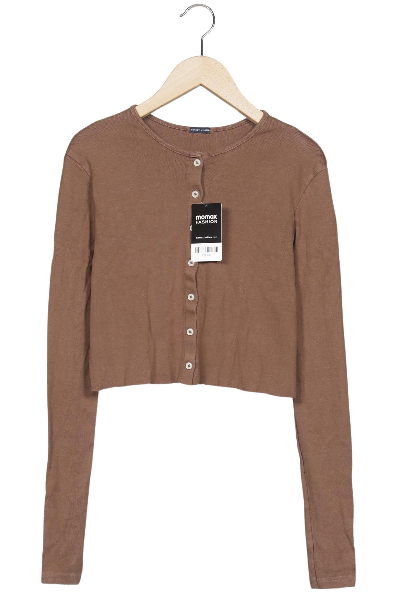 

Brandy Melville Damen Strickjacke, braun, Gr. 14