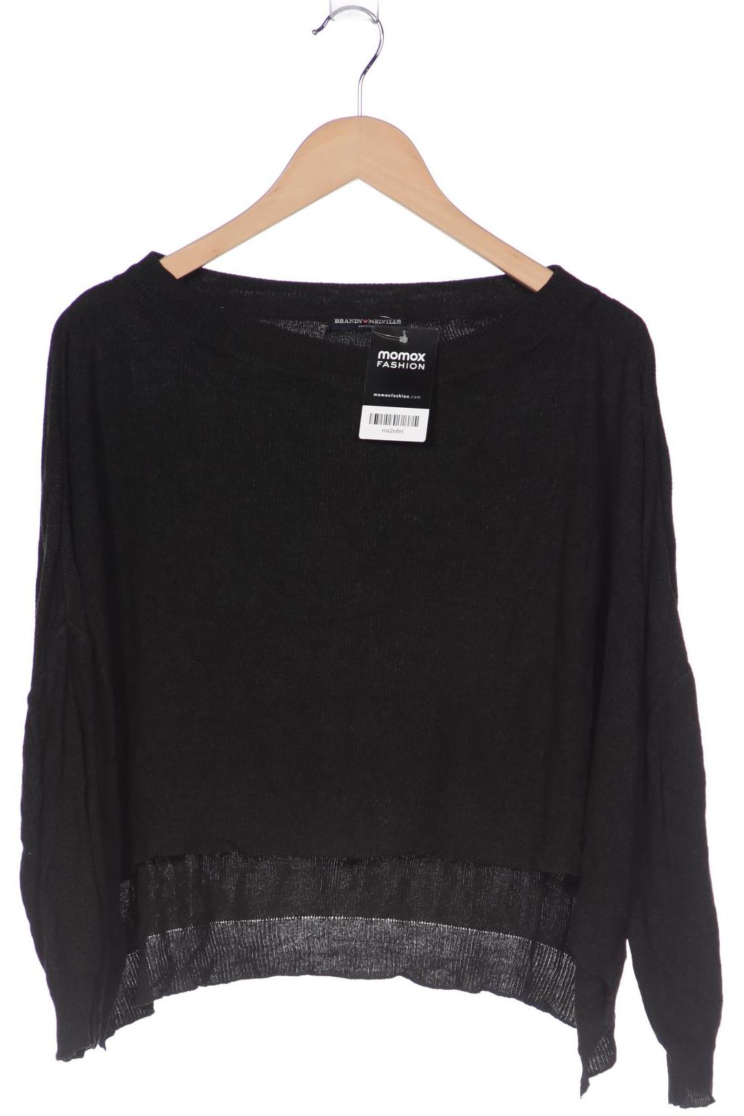 

Brandy Melville Damen Langarmshirt, schwarz, Gr. uni