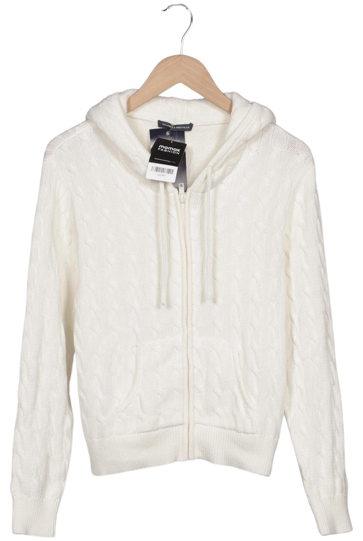 

Brandy Melville Damen Strickjacke, weiß, Gr. 36