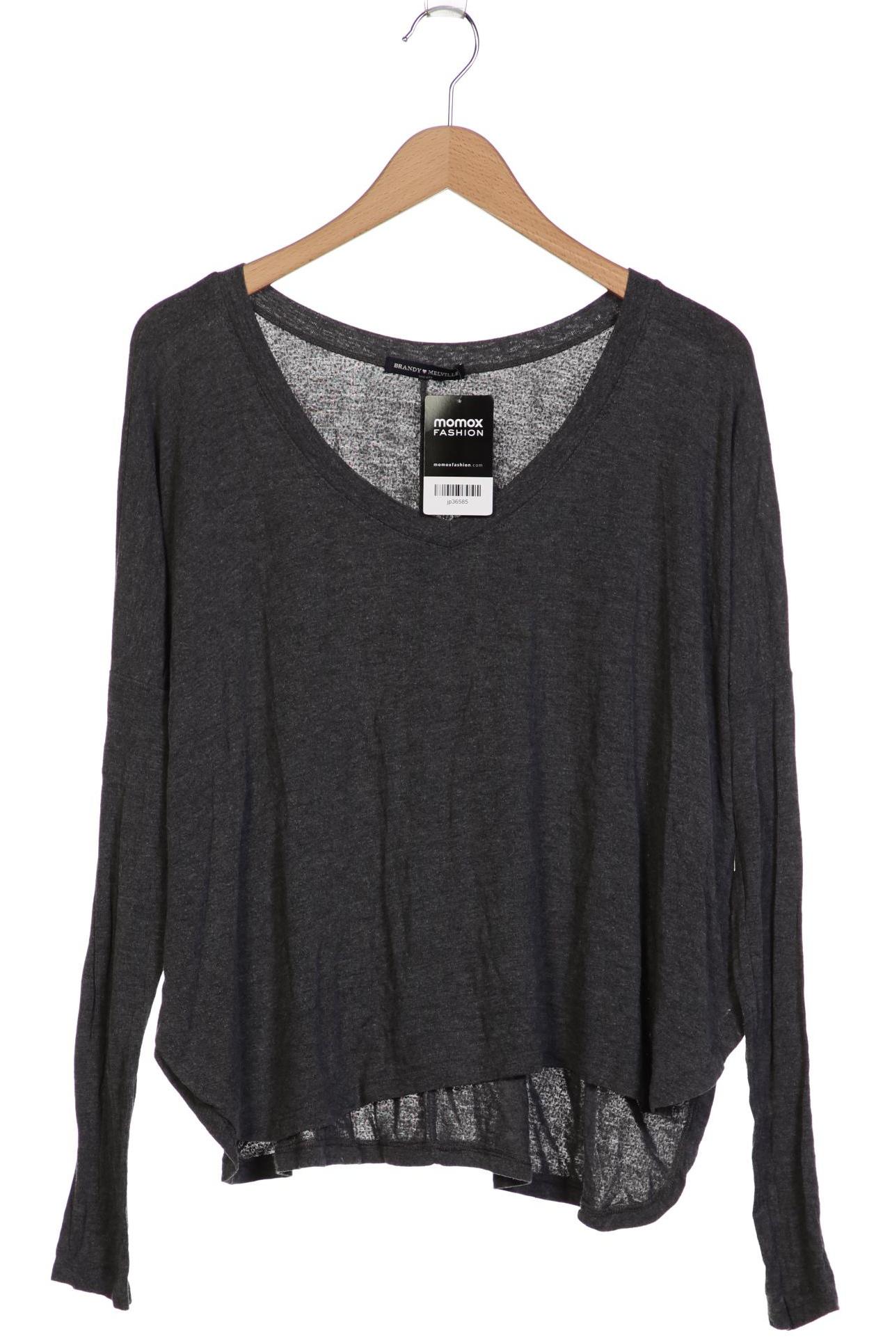 

Brandy Melville Damen Langarmshirt, grau, Gr. uni