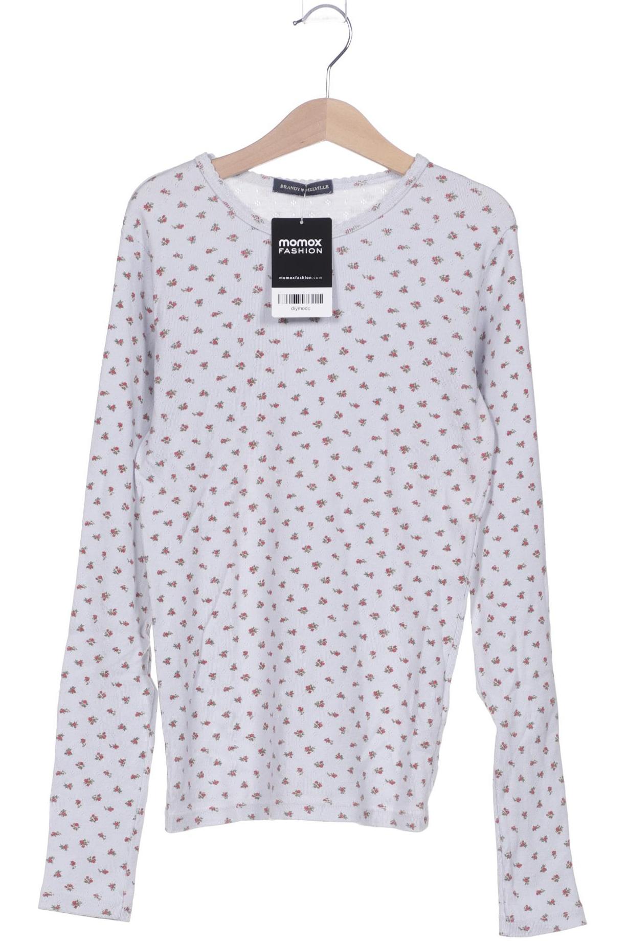 

Brandy Melville Damen Langarmshirt, hellblau, Gr. 32