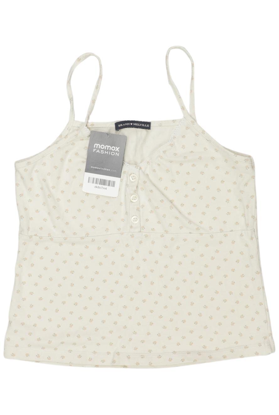 

Brandy Melville Damen Top, cremeweiß, Gr. 30