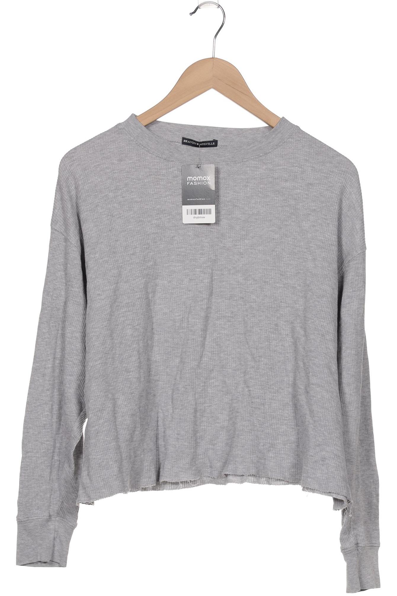 

Brandy Melville Damen Langarmshirt, grau, Gr. 44