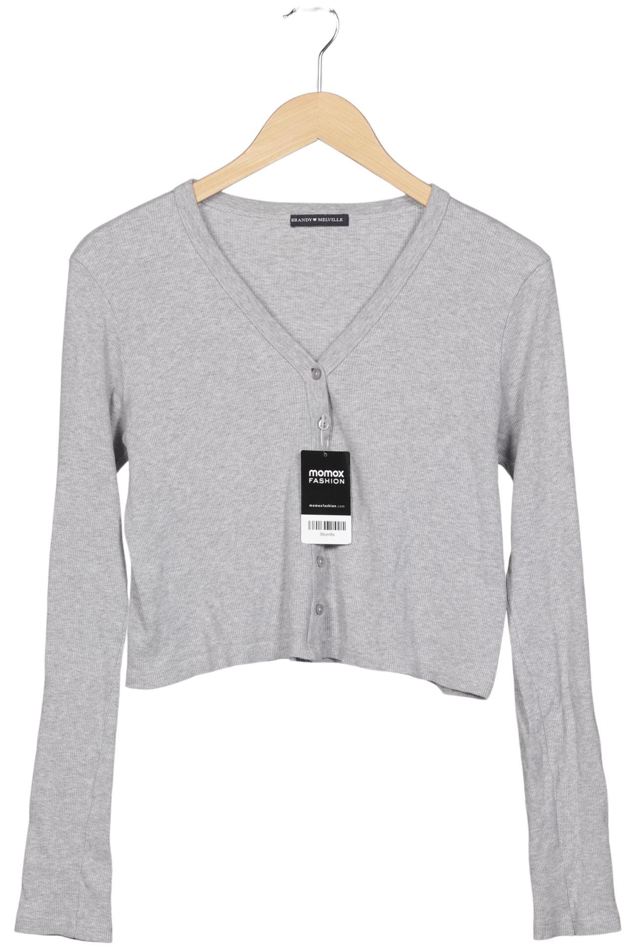 

Brandy Melville Damen Strickjacke, grau, Gr. 36