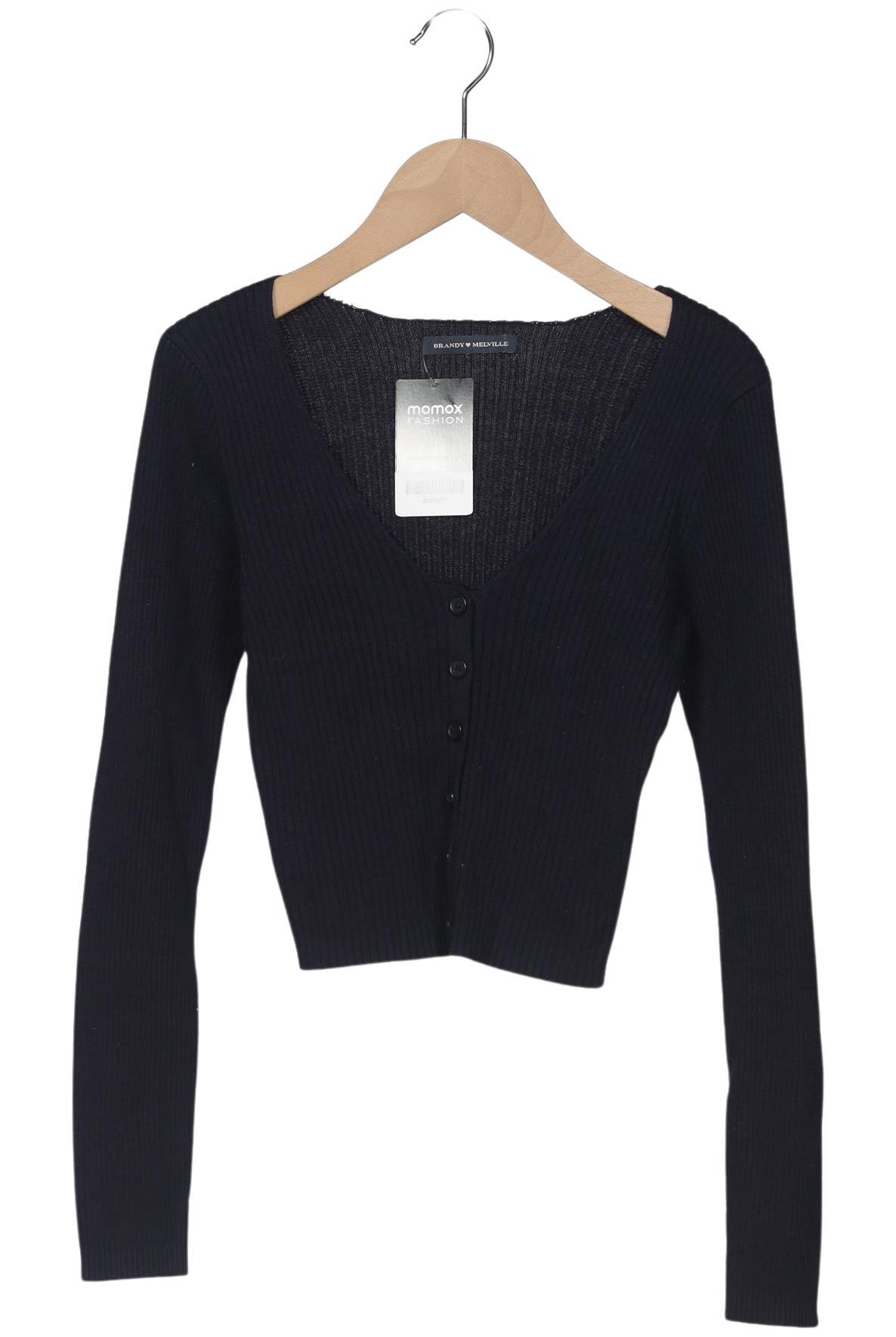 

Brandy Melville Damen Strickjacke, marineblau, Gr. 32