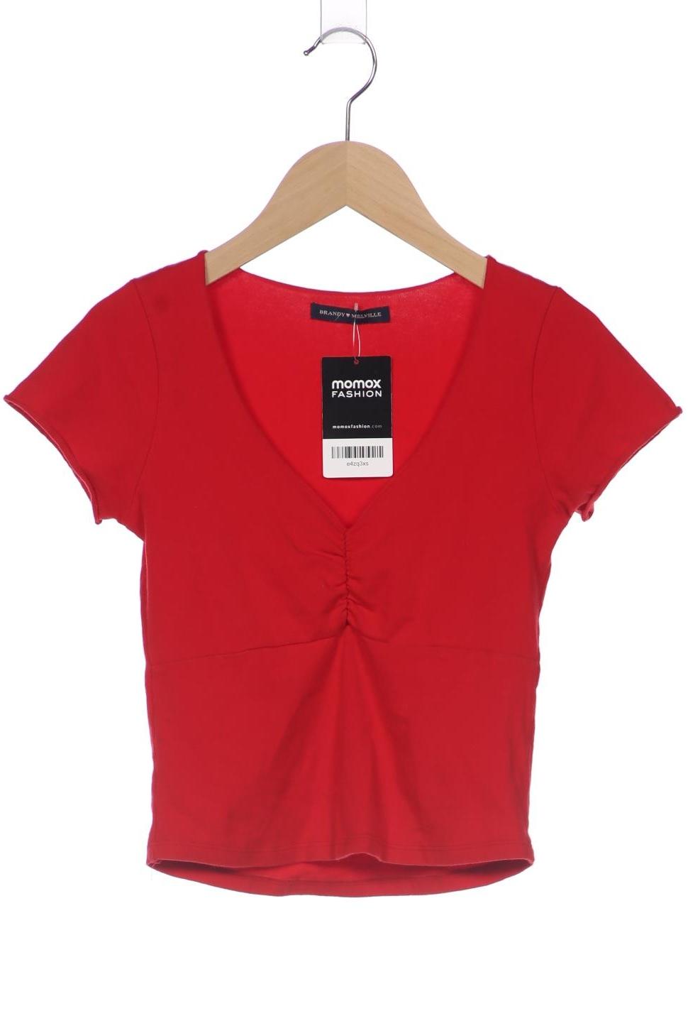 

Brandy Melville Damen T-Shirt, rot, Gr. 32