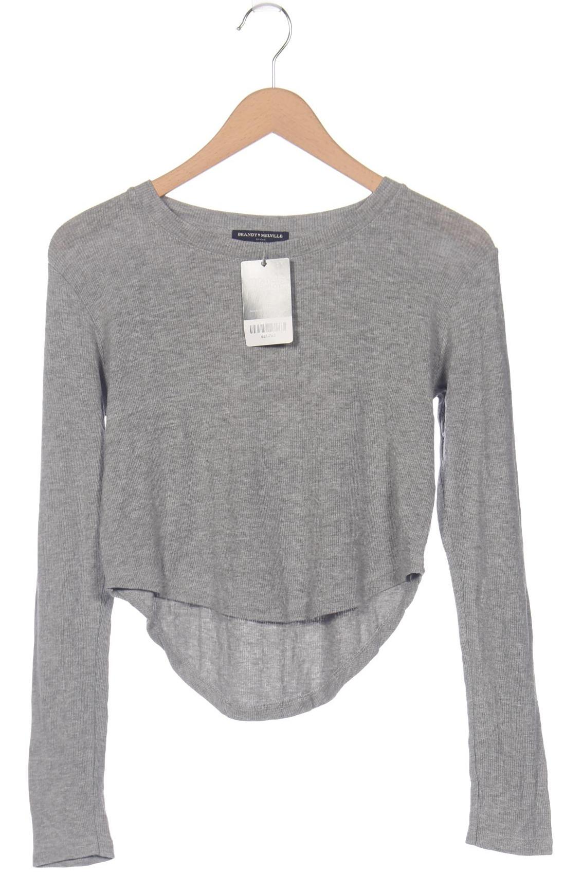 

Brandy Melville Damen Langarmshirt, grau, Gr. uni