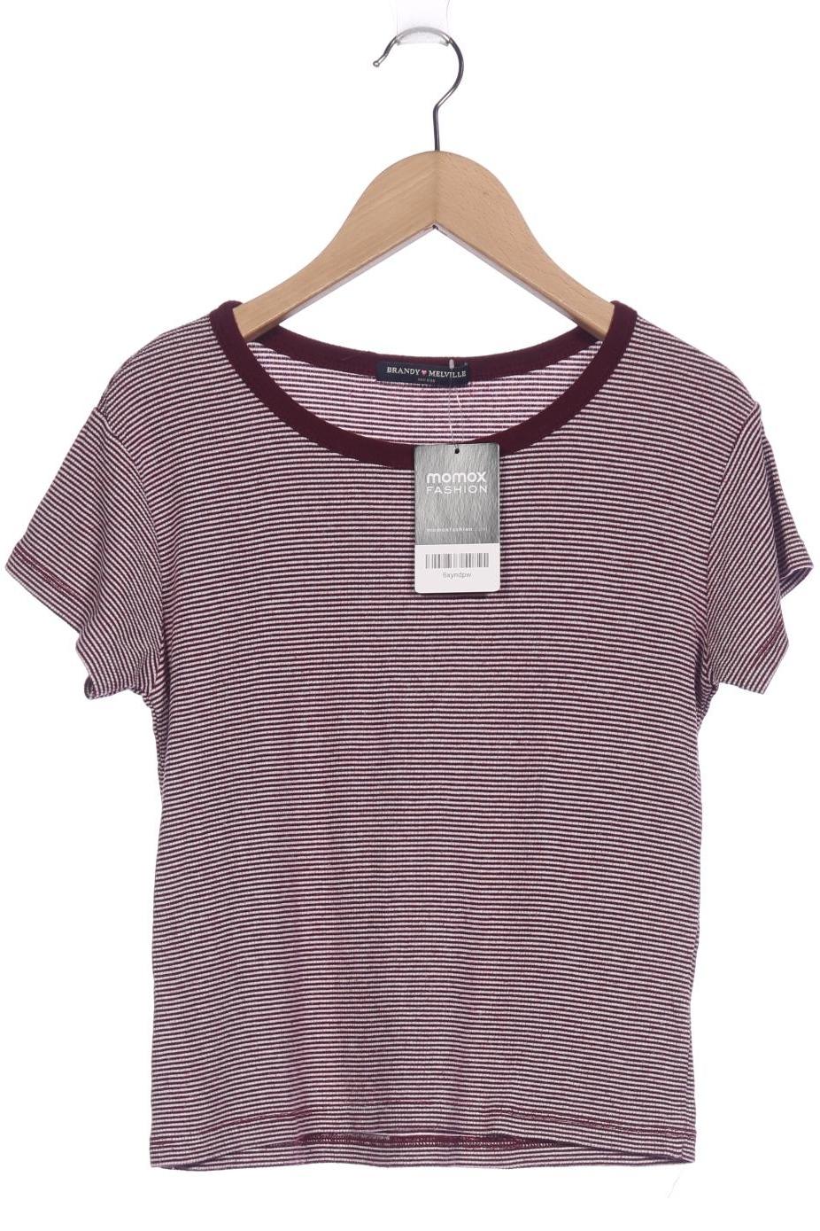 

Brandy Melville Damen T-Shirt, bordeaux, Gr. uni