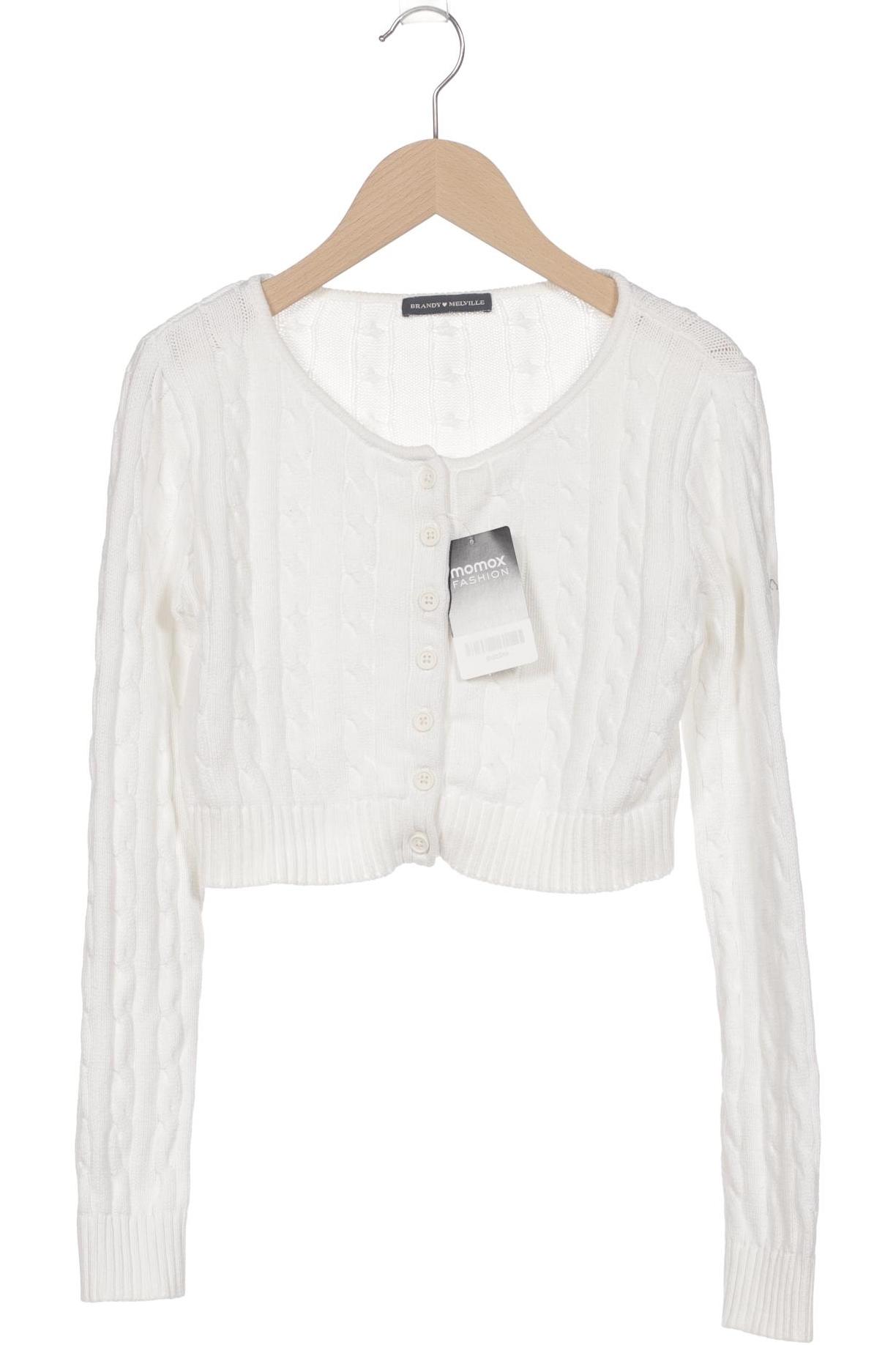 

Brandy Melville Damen Strickjacke, weiß, Gr. 36