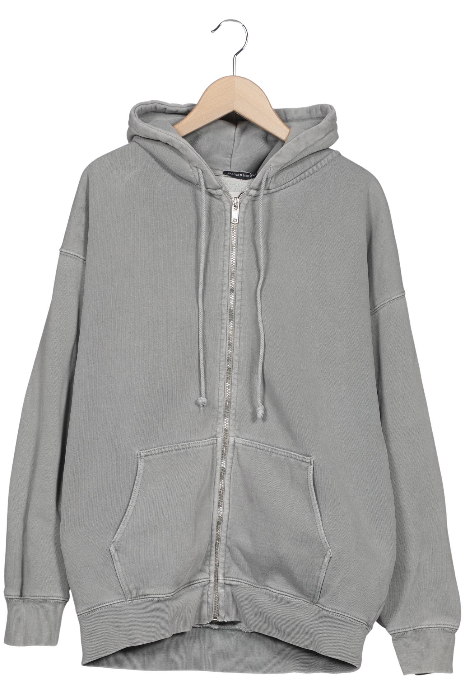 

Brandy Melville Damen Kapuzenpullover, grau, Gr. 52