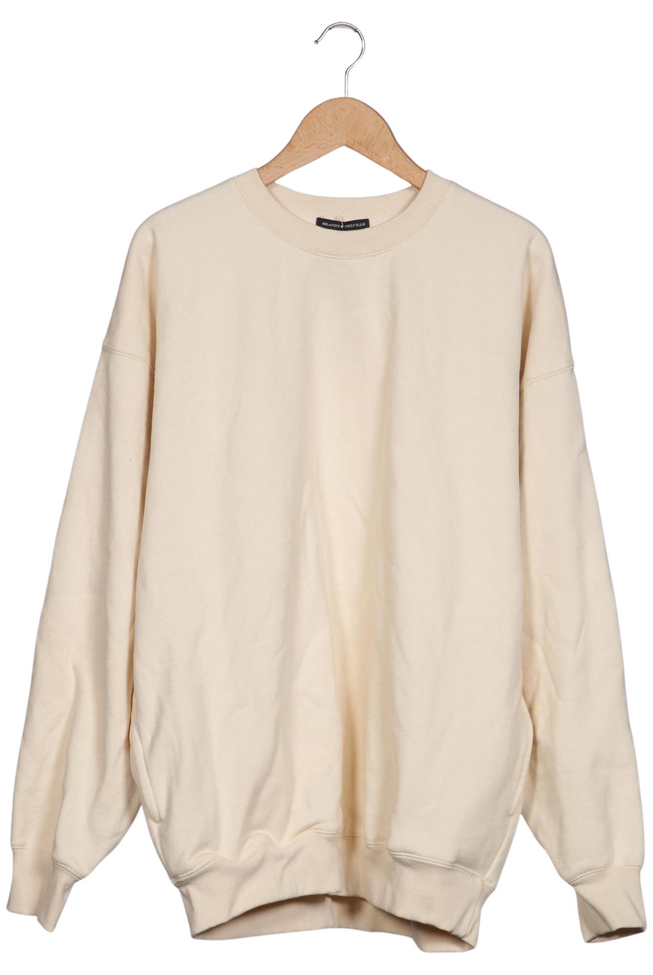 

Brandy Melville Damen Sweatshirt, cremeweiß, Gr. 42