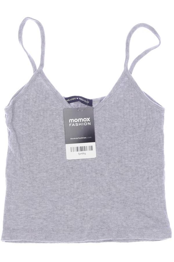 

Brandy Melville Damen Top, grau, Gr. 38